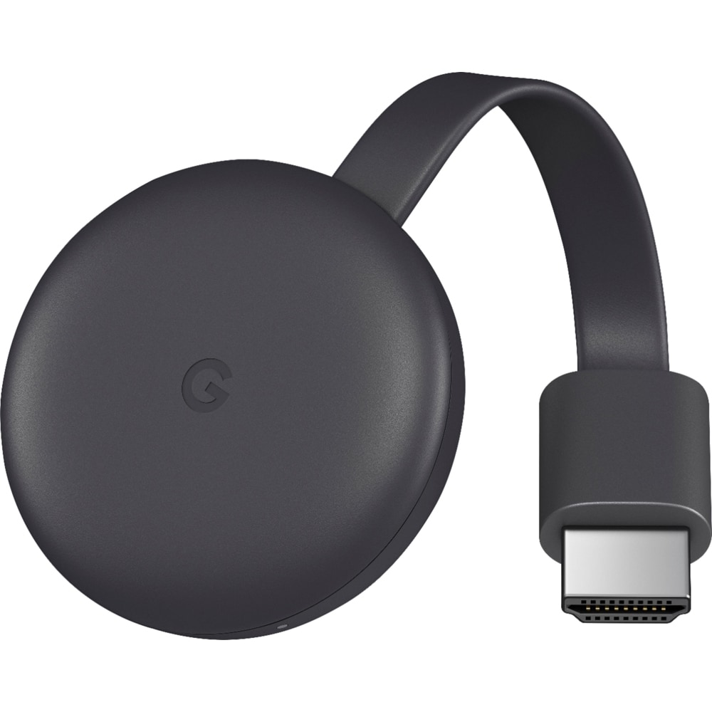 Google Chromecast Streaming Media Player - Charcoal in Black | GA00439-US