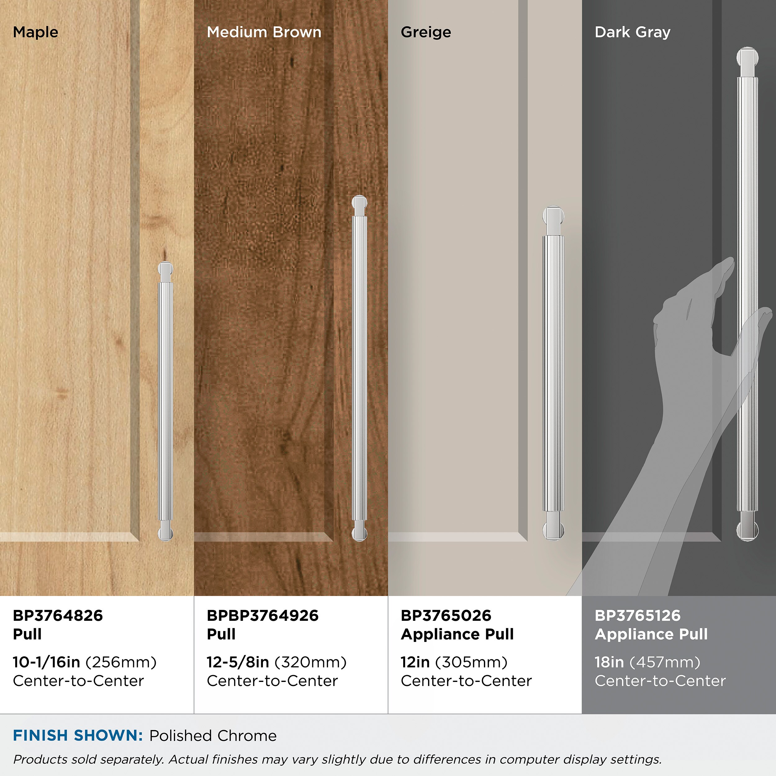 Amerock BP3765126 Cabinet-Pulls - View #7