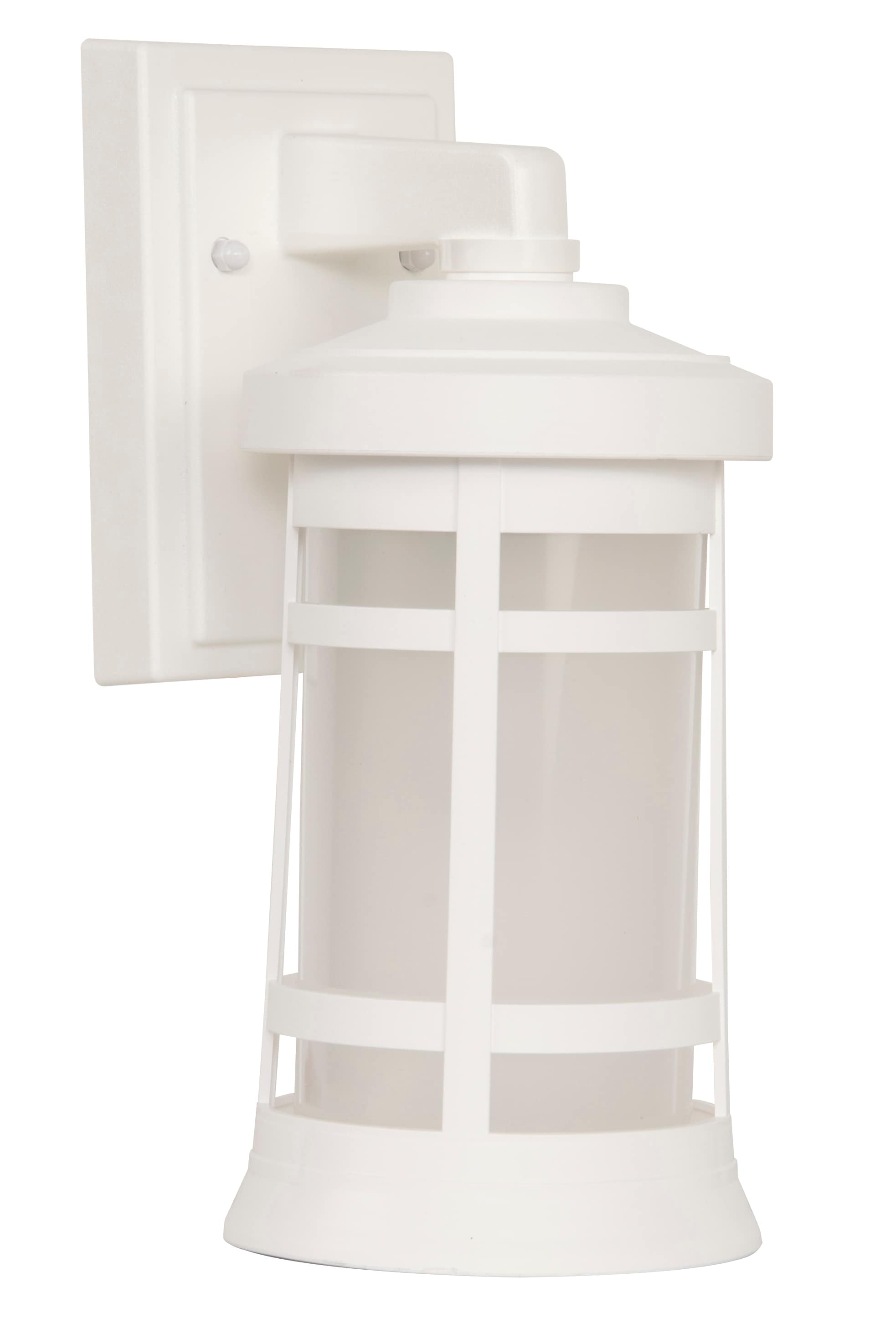 Craftmade ZA2304-TW Composite 1 -Light 13-in H White Hardwired Outdoor Wall Light