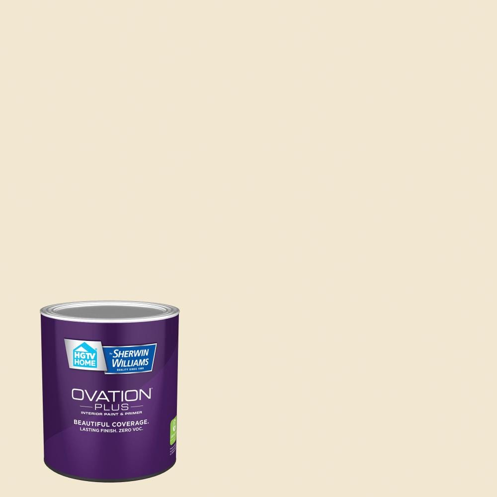HGTV HOME by Sherwin-Williams 3003-8C-2557201 Ovation Plus Flat Kabuki Clay 3003-8C Latex Interior Paint Paint + Primer ( 1-quart )