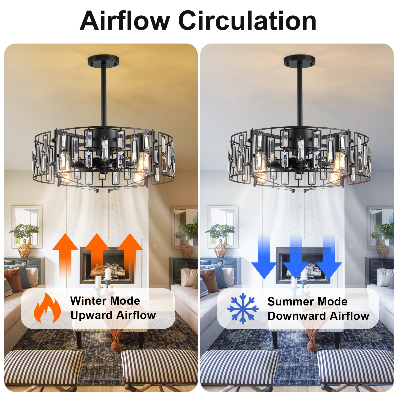 Siittoo JD7037-4B Ceiling-Fans - View #5