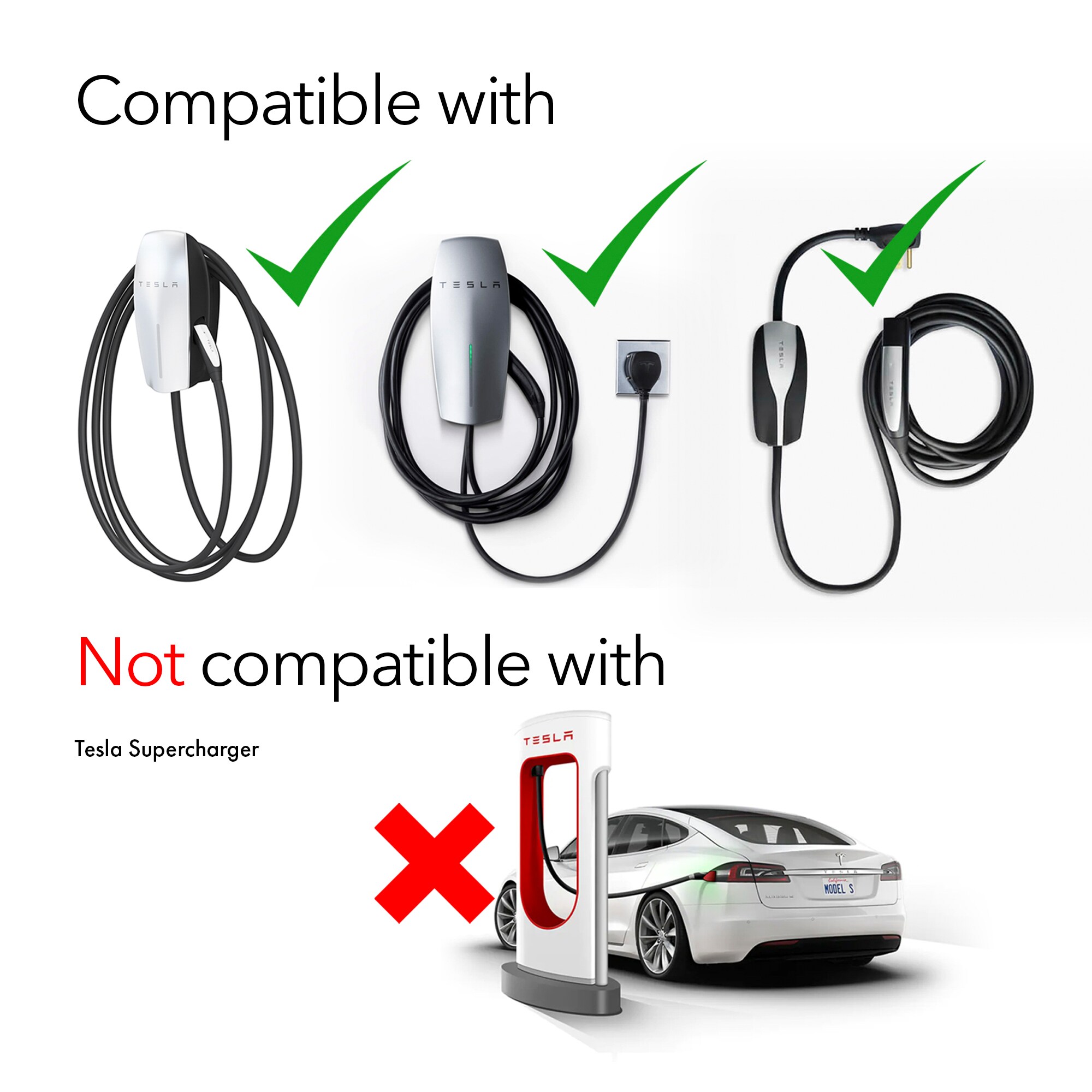 Have a question about LECTRON Tesla Charger Extension Cable - Add