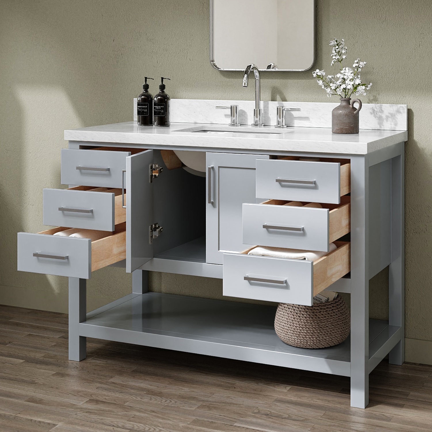 ARIEL S049SCWRVOGRY Bath-Vanity-Combo - View #2