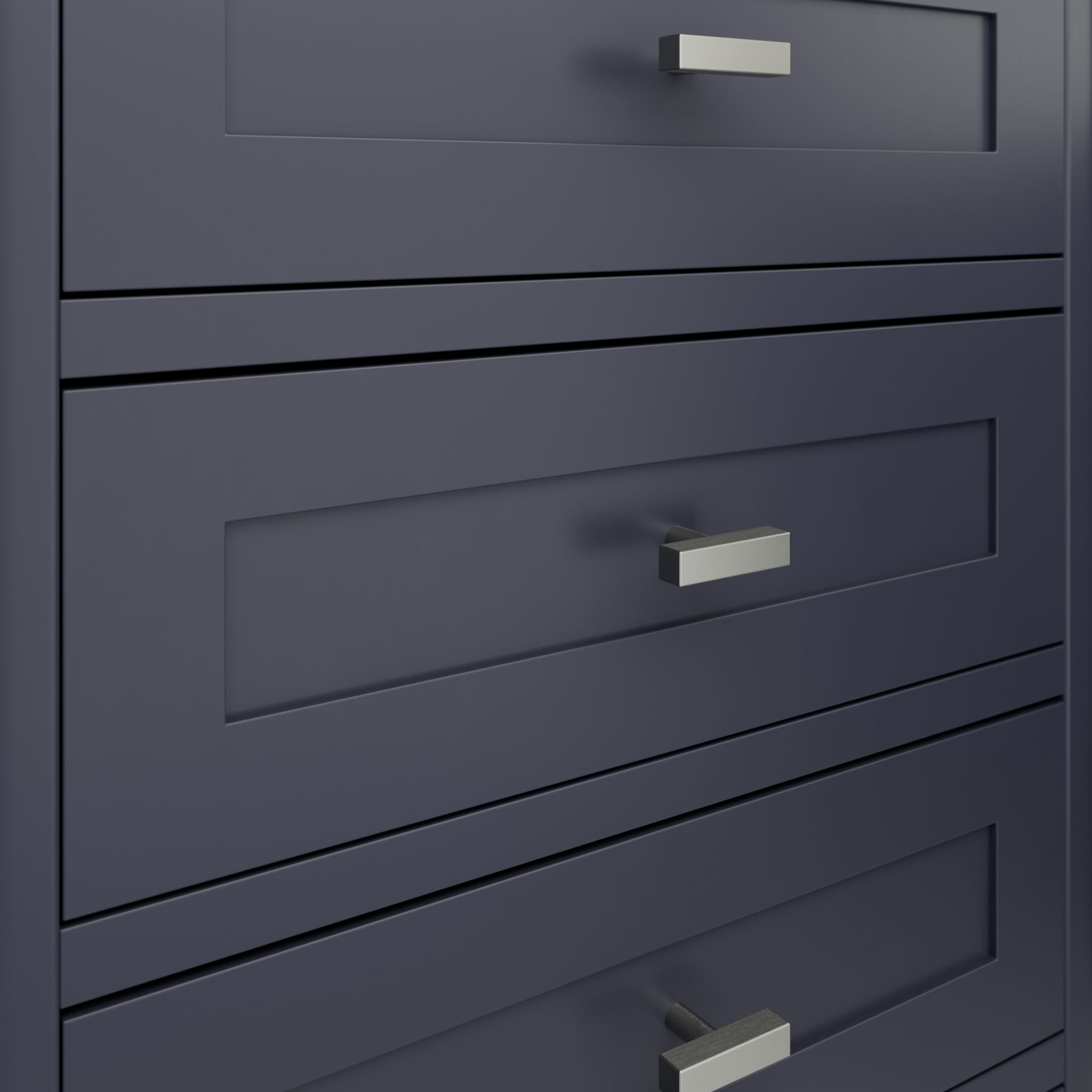 Hickory Hardware Heritage Designs Quad 1-3/8-in Satin Nickel Bar ...