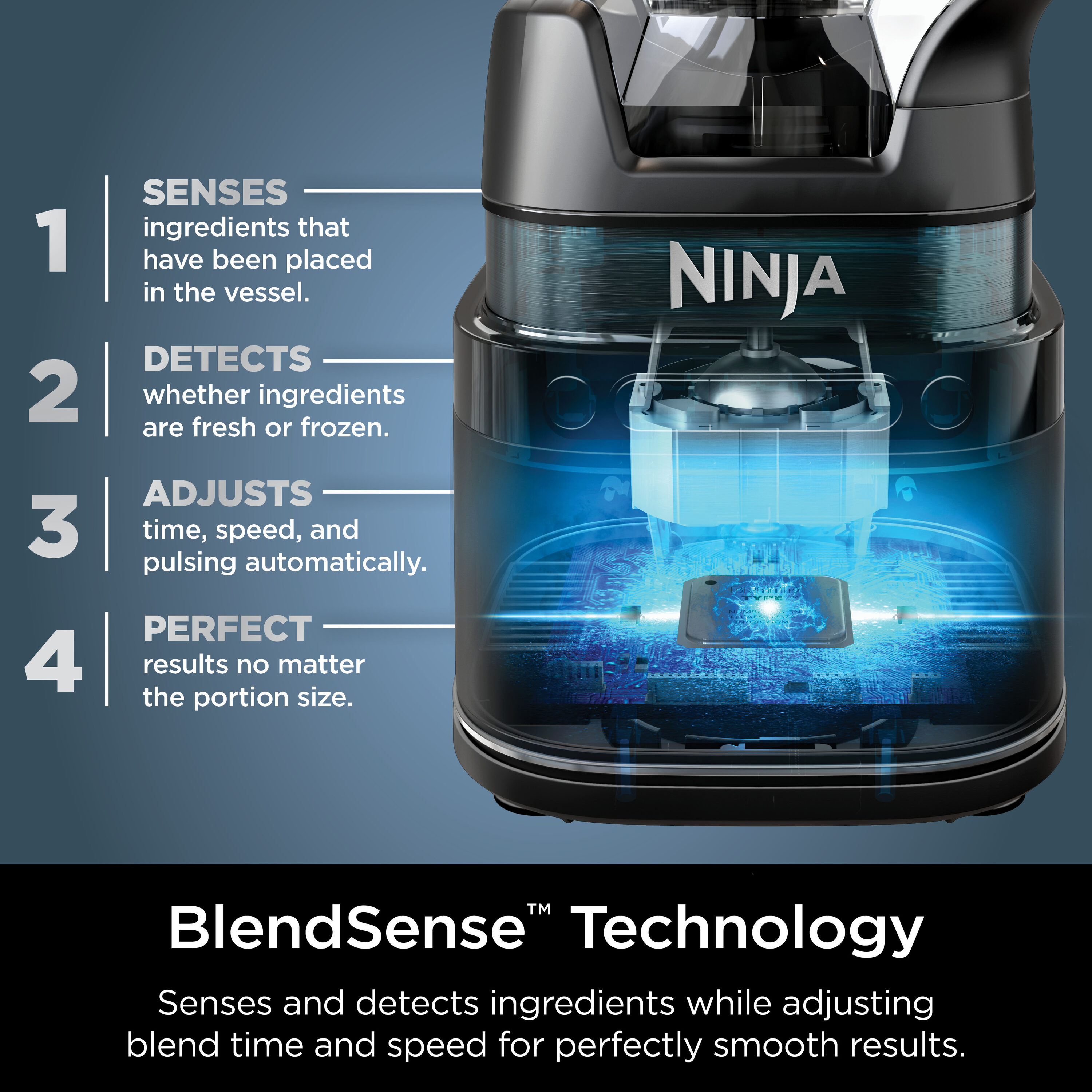 Ninja 24-oz 1200-Watt 10-Speed Countertop Blender (Black) in the 