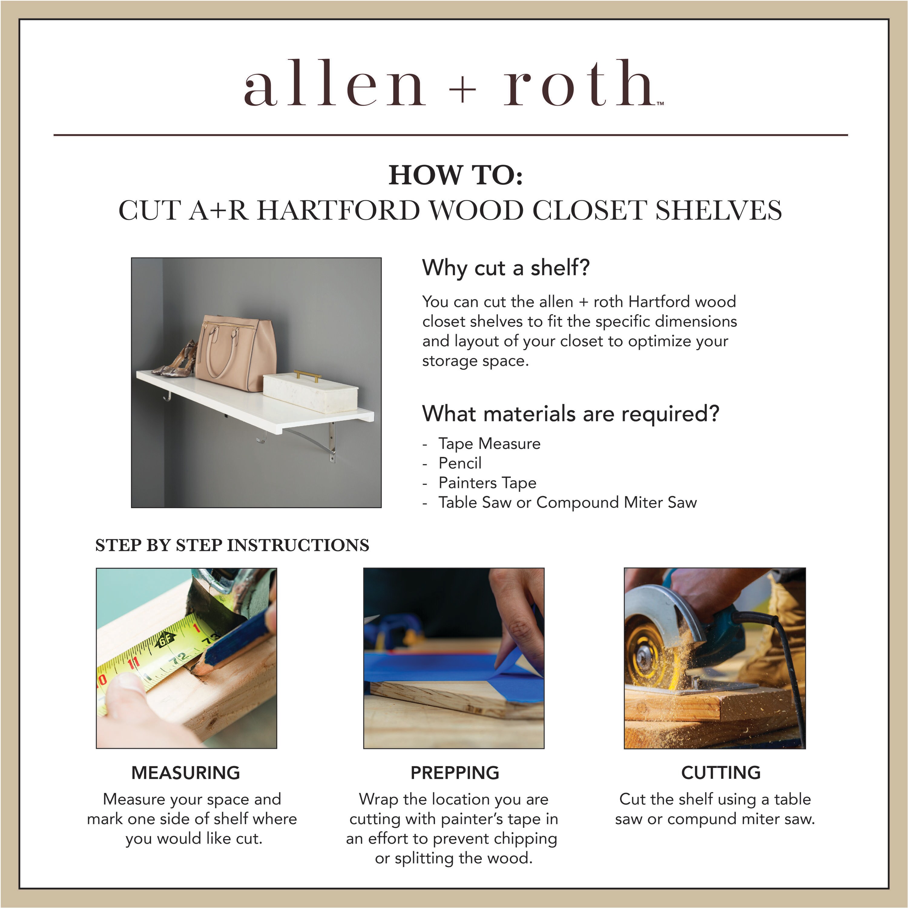 allen + roth LWS48SSW Wall-Mounted-Shelving - View #7