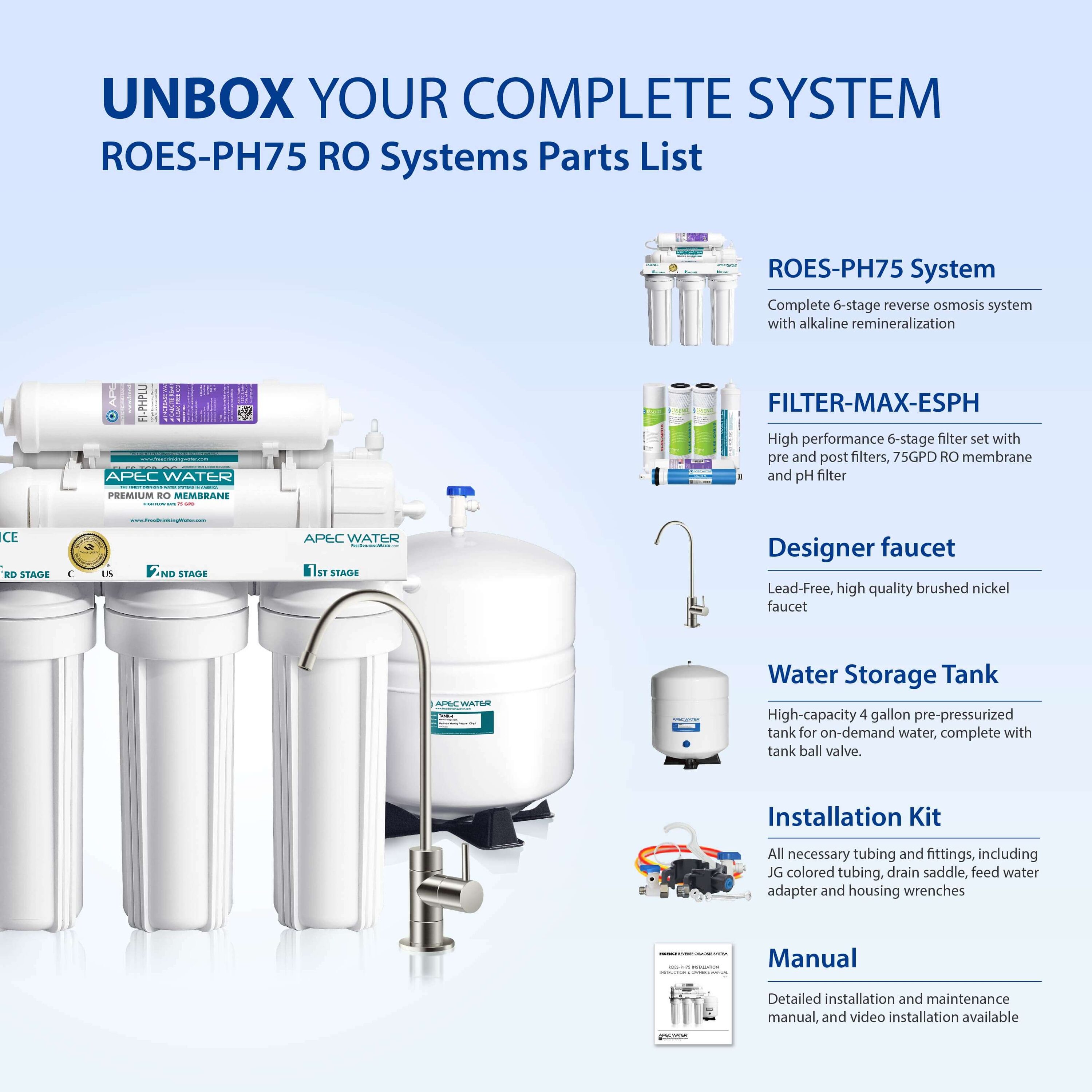 APEC Water ROES-PH75 Under-Sink-Filtration-Systems - View #5