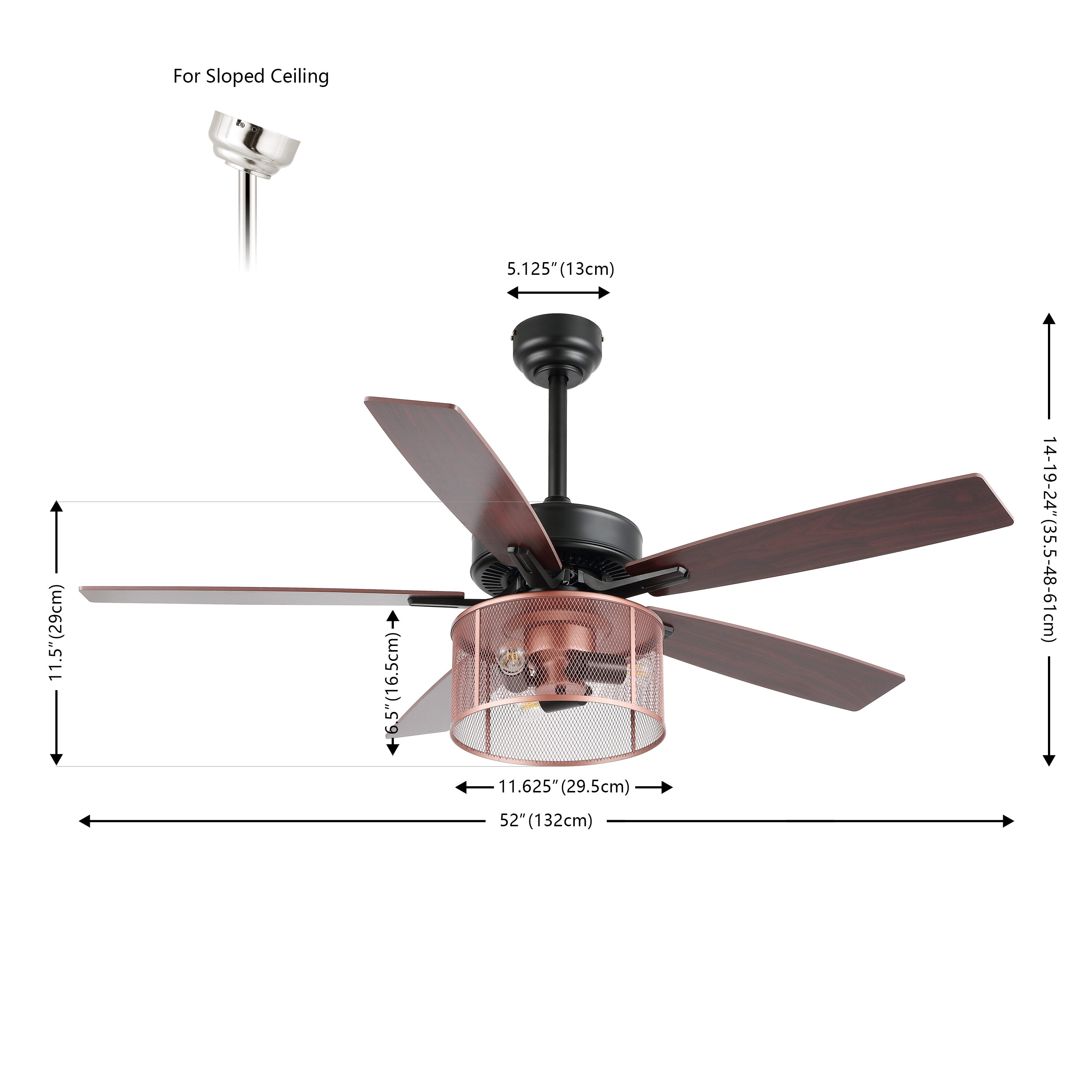 JONATHAN  Y JYL9721B Ceiling-Fans - View #5
