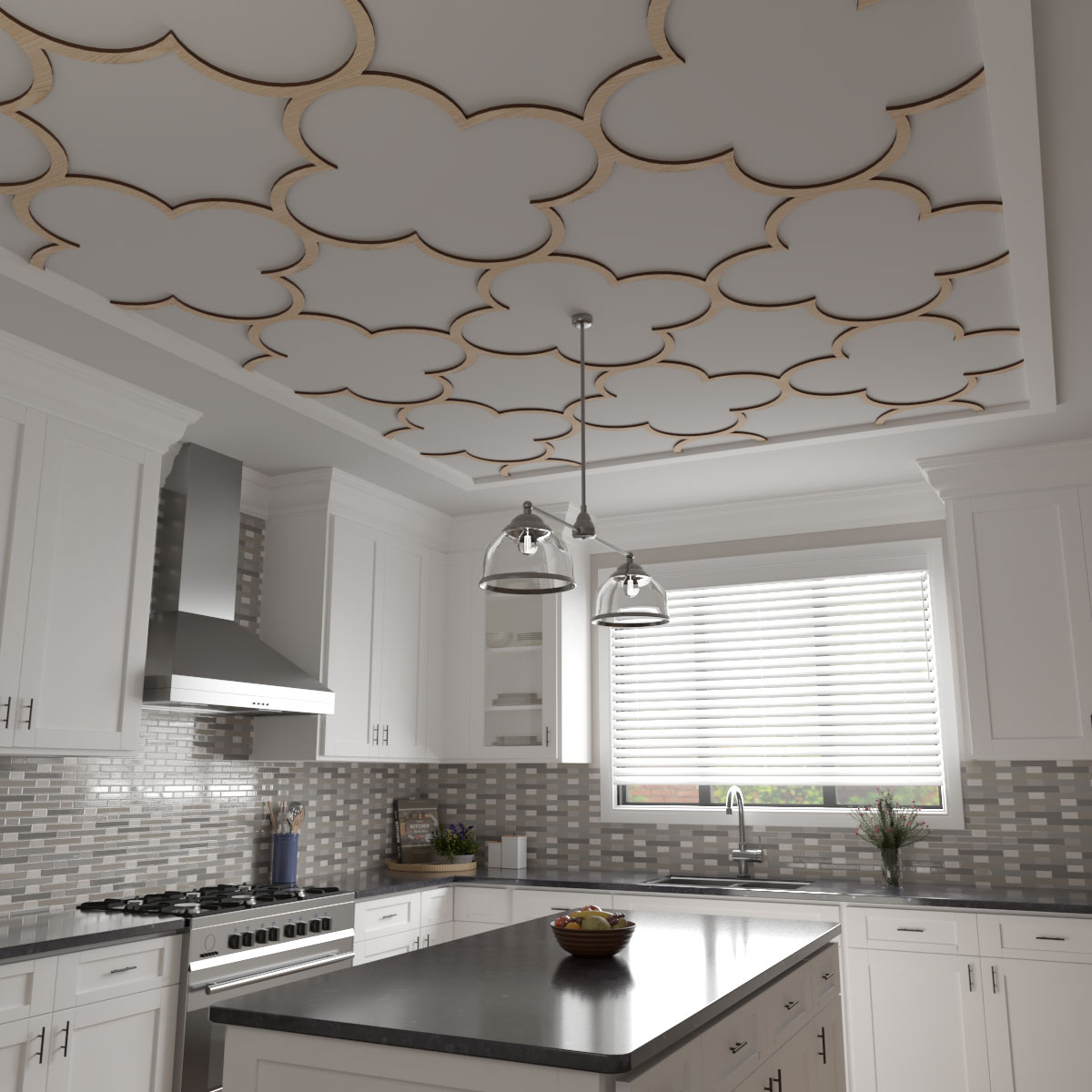 Ekena Millwork CELW33X33X0375WDLRO Wall-Panels - View #10