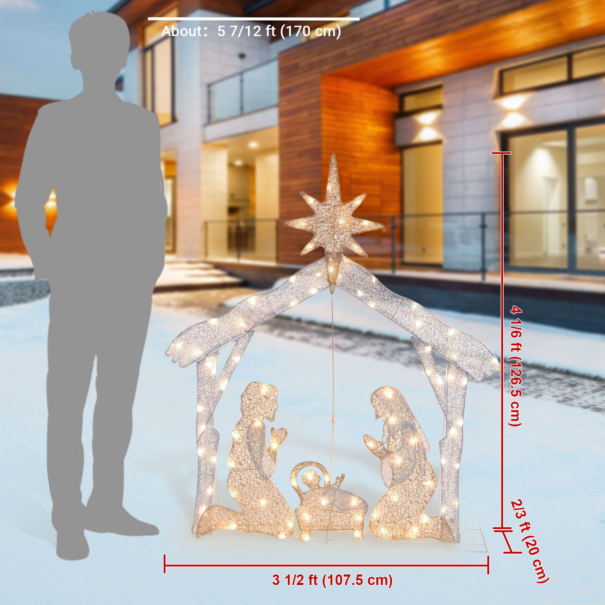 Yescom 60XMA030-JDJ3R-15-LO Outdoor-Christmas-Decor - View #4