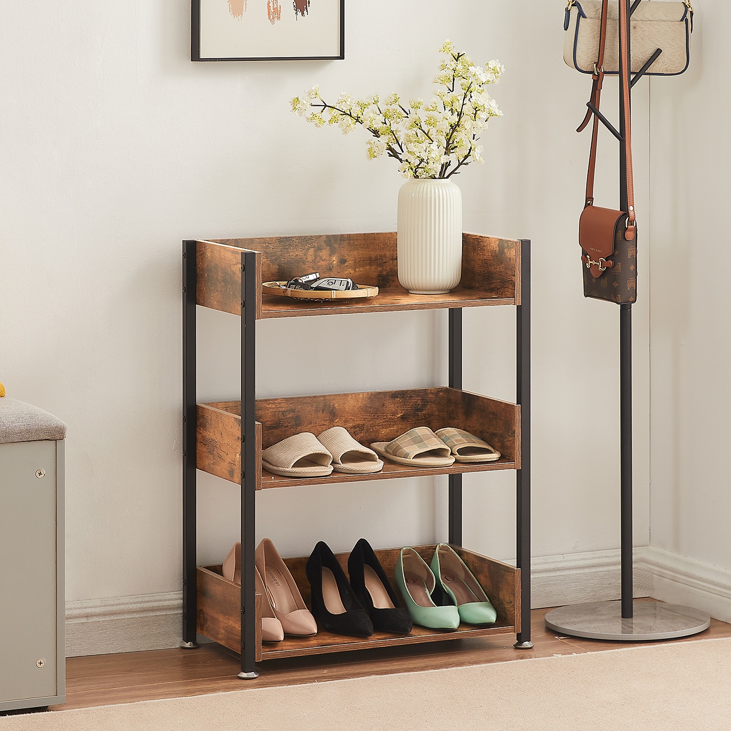 Vecelo LOE-JYX-MB01-ATB bookcases - View #4