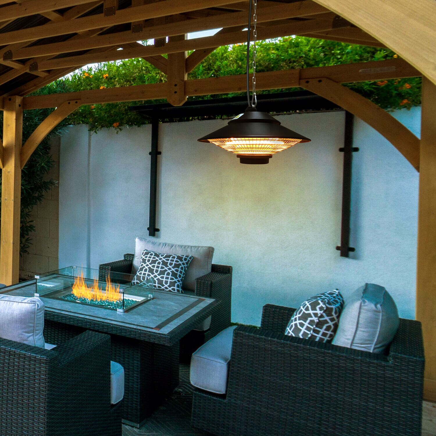 Hanover HAN1055IC-BLK Outdoor-Electric-Patio-Heaters - View #7