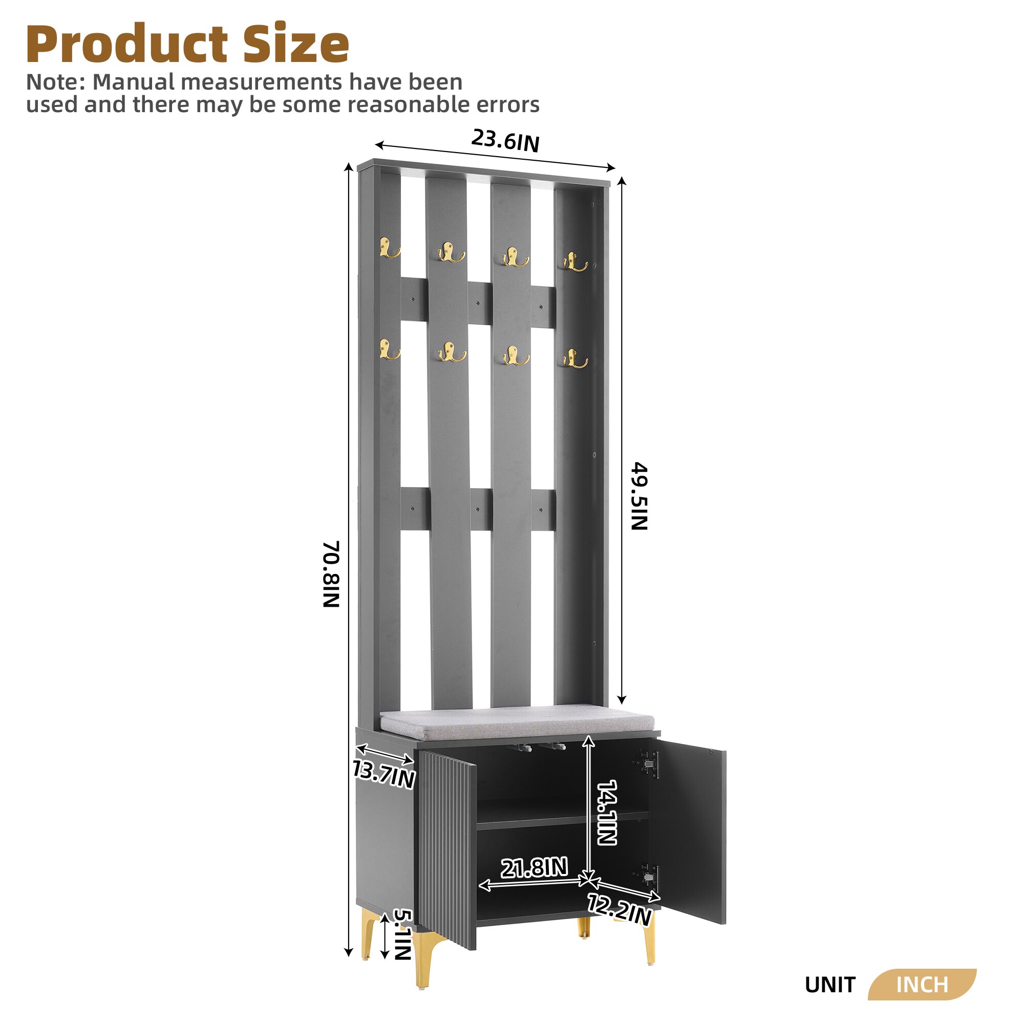 Flynama SH92814E Hall-Trees - View #2