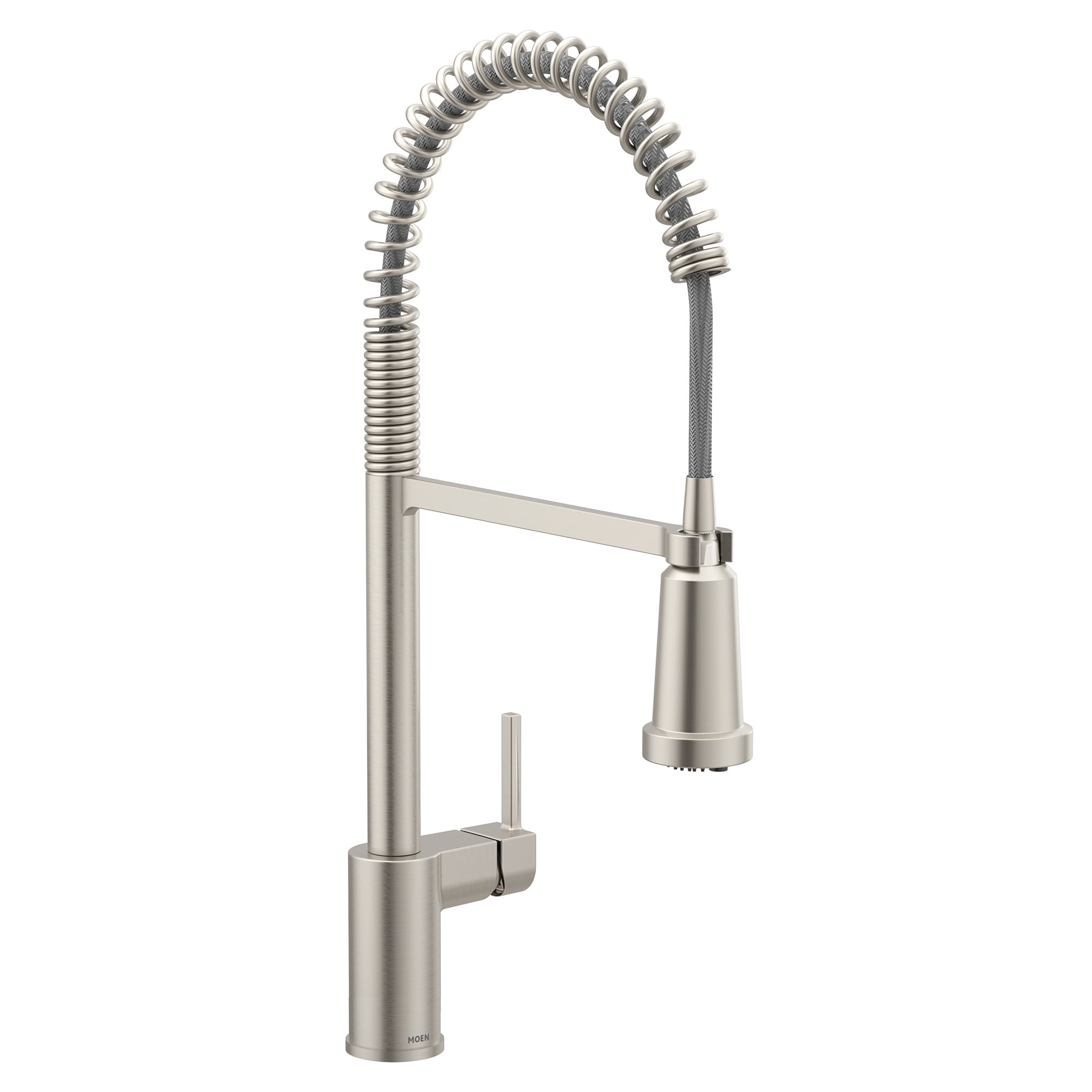 Moen F5923SRS Align Spot Resist Stainless Single Handle Deck-mount Pull-down Kitchen Faucet with Sprayer