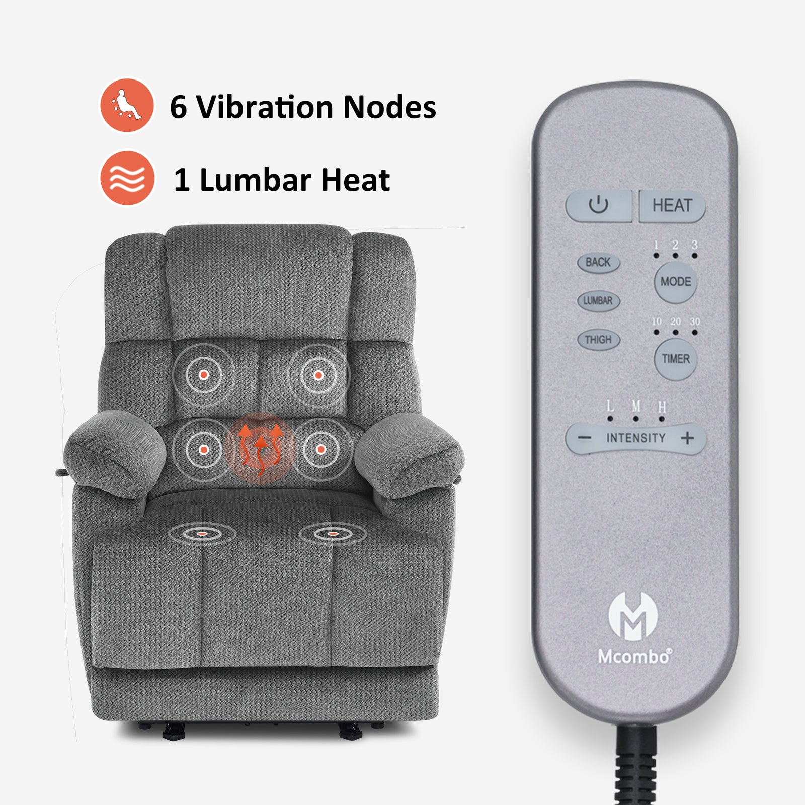 MCombo 6160-R6233DE recliners - View #5