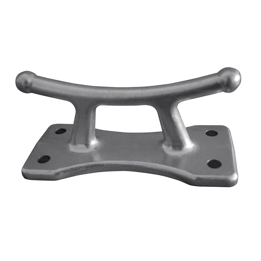 Dock Edge + 2506P-F Aluminum Dock Cleat- Traditional Design, Silver Finish, Accommodates Up To 1/2in Rope