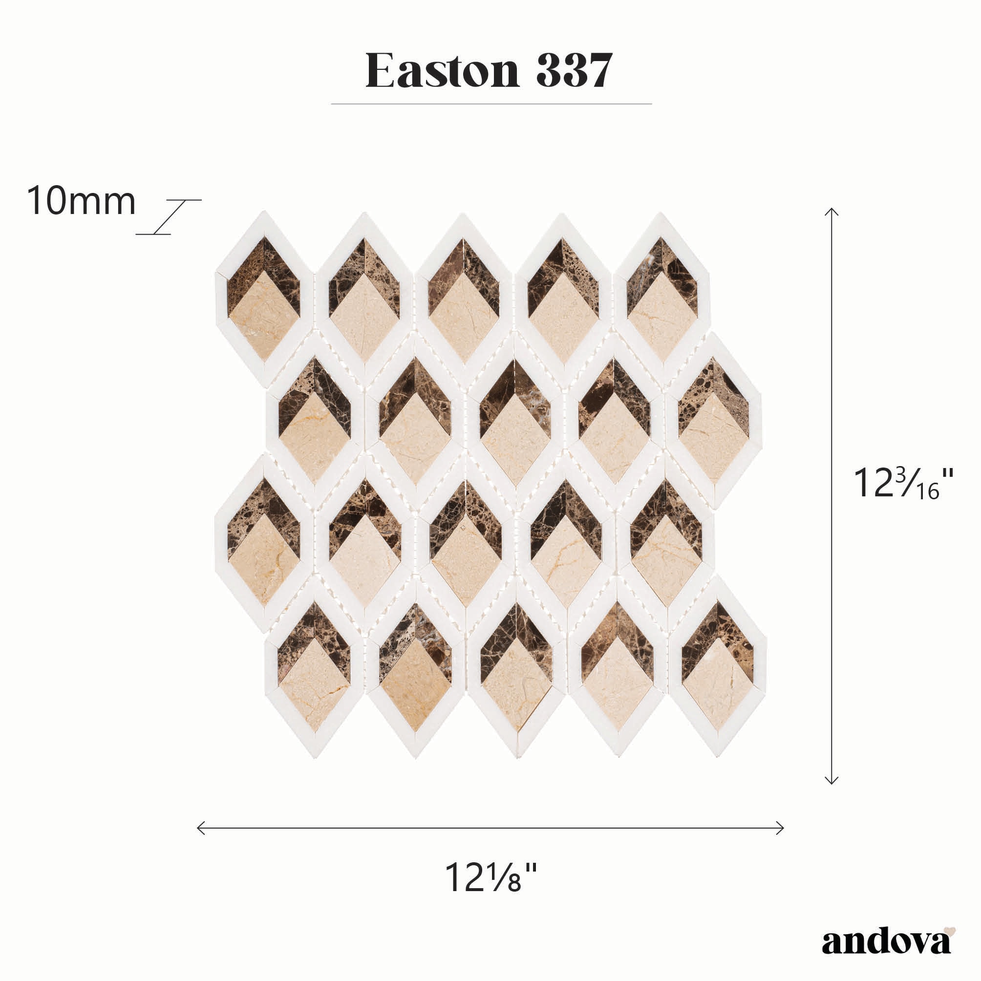 Andova Tiles ANDEAS337 Ceramic-Tile - View #6