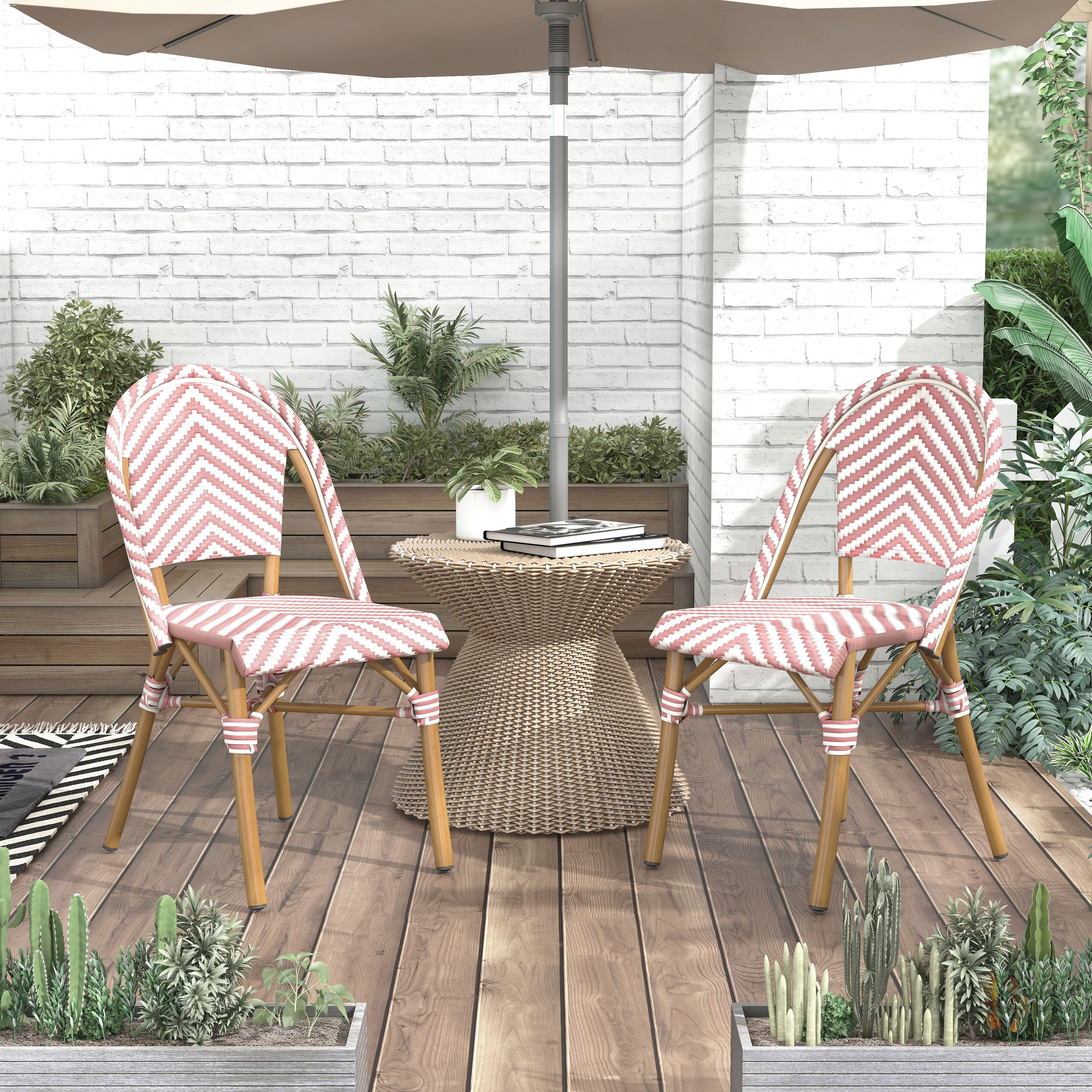 Furniture of America YNJ-OT2000PK Patio-Chairs - View #4