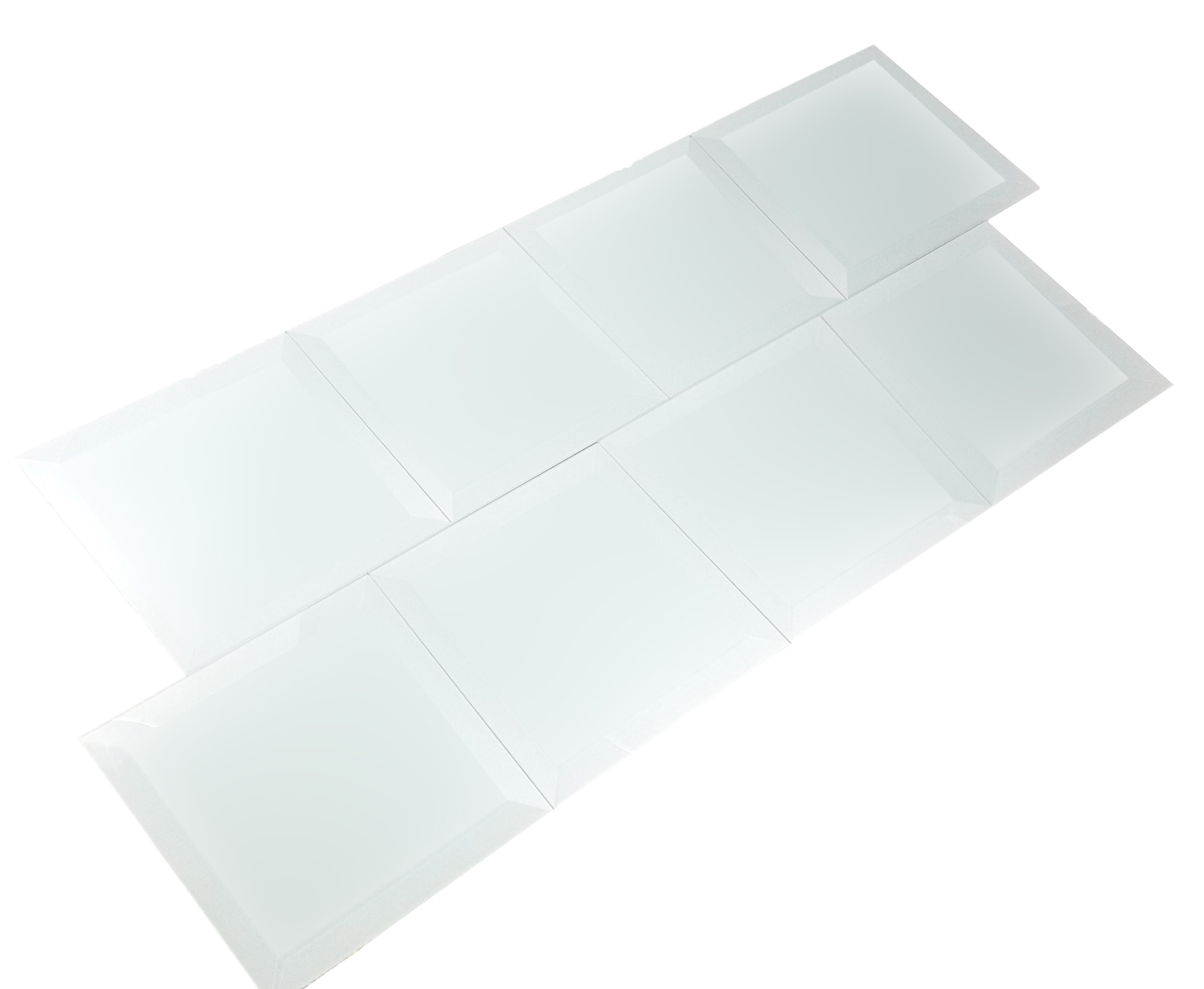 Abolos LWSFEM0808-MA Frosted Elegance Blue 8-in x 8-in Matte Glass Subway Standard Wall Tile ( 15.84-sq ft Carton
