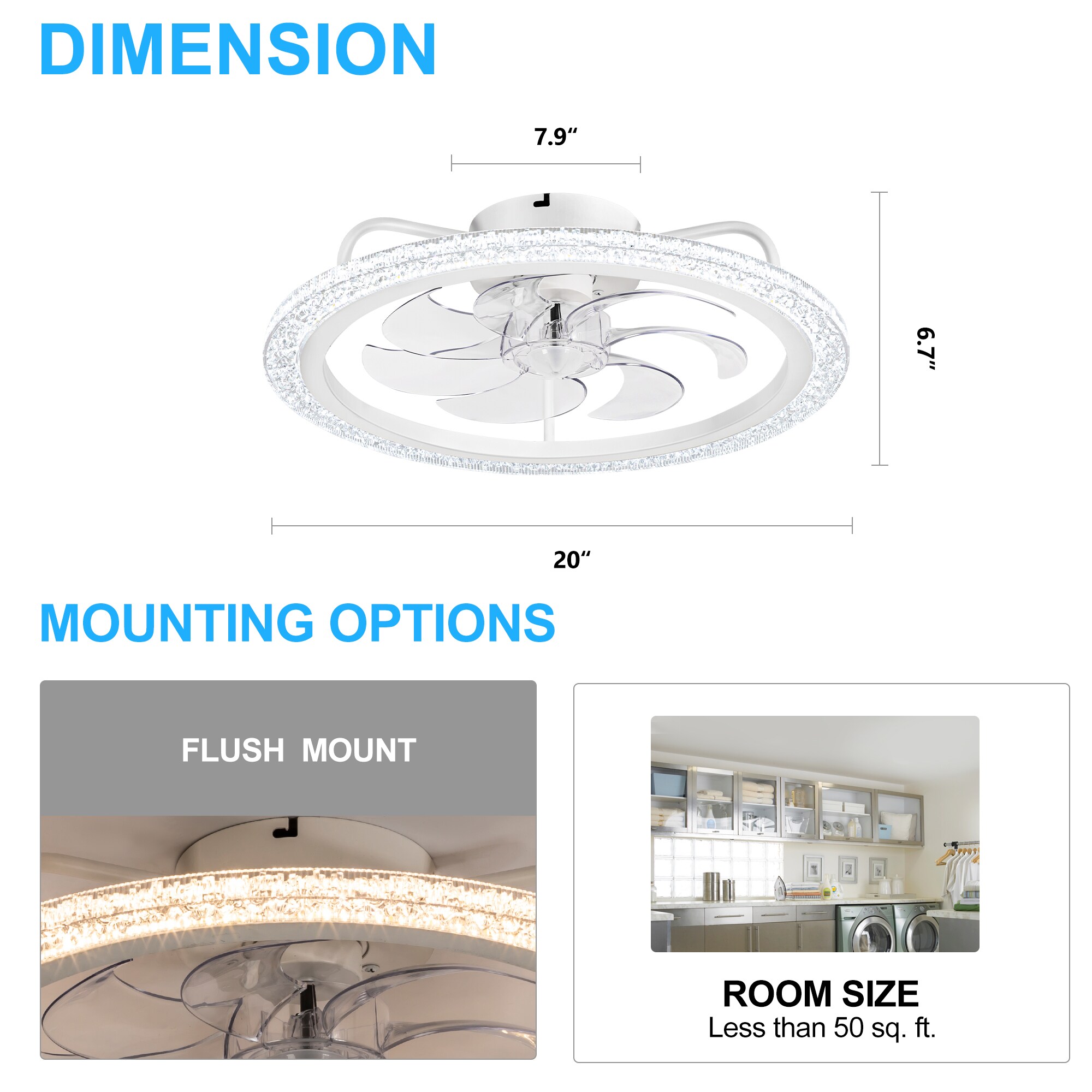 Breezary 33030-WH Ceiling-Fans - View #9