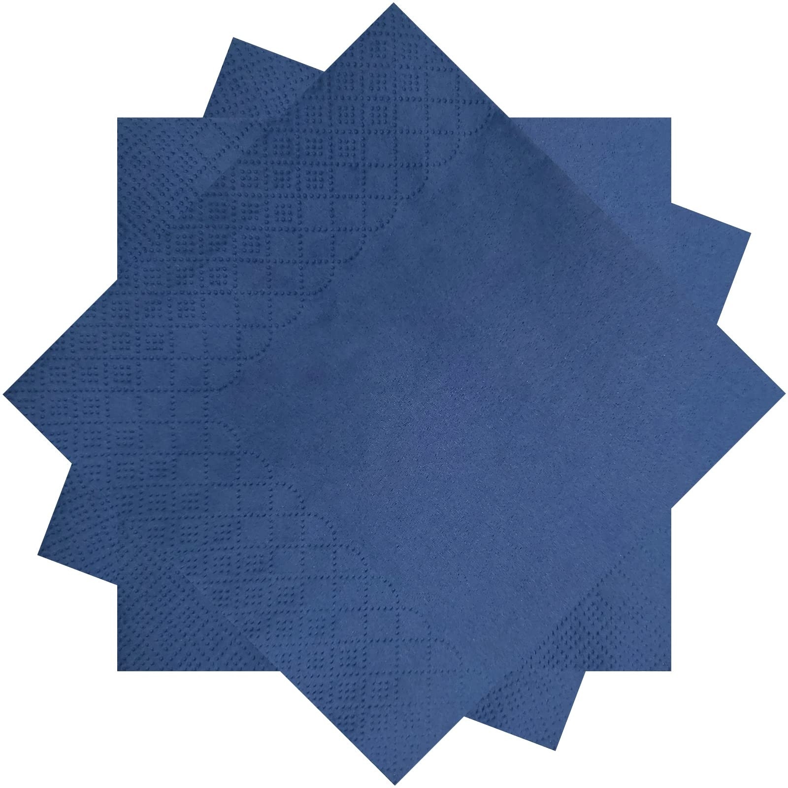 AOIZGMY  300 pcs Navy Blue Beverage Napkins 2 Ply Disposable Cocktail Napkins for Dinner Wedding Birthday Party Graduation Family Gatherings