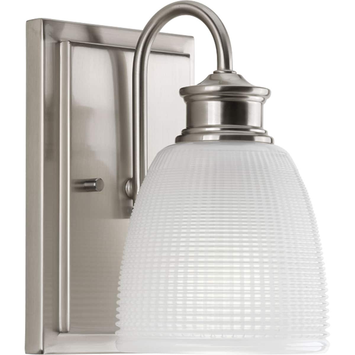 Progress Lighting P2115-09 Lucky 5-in 1 -Light Brushed Nickel Transitional Vanity light