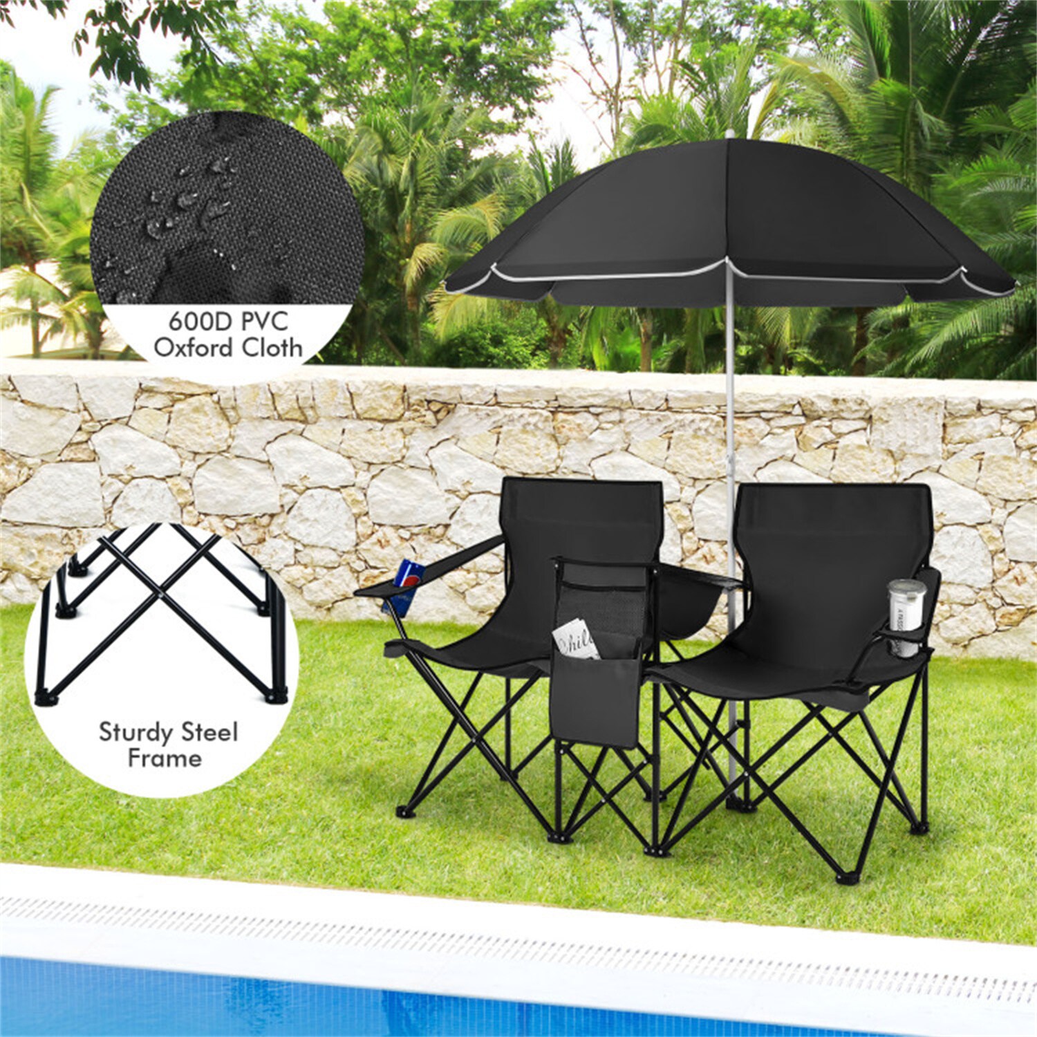 BABOOM BOM-70621DK-CO Beach-Camping-Chairs - View #7