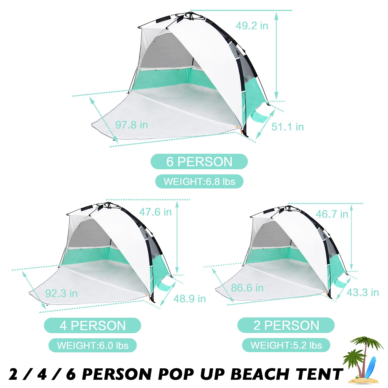 GARSING MANSADER-BSA-5-6P-GG tents - View #7