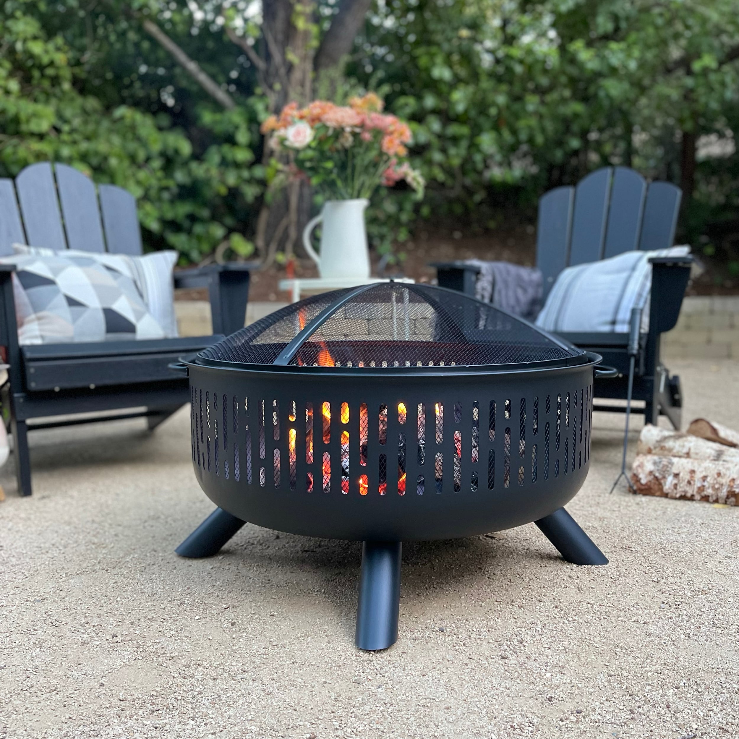 allen + roth OFW604R Outdoor-Woodburning-Firepits - View #12