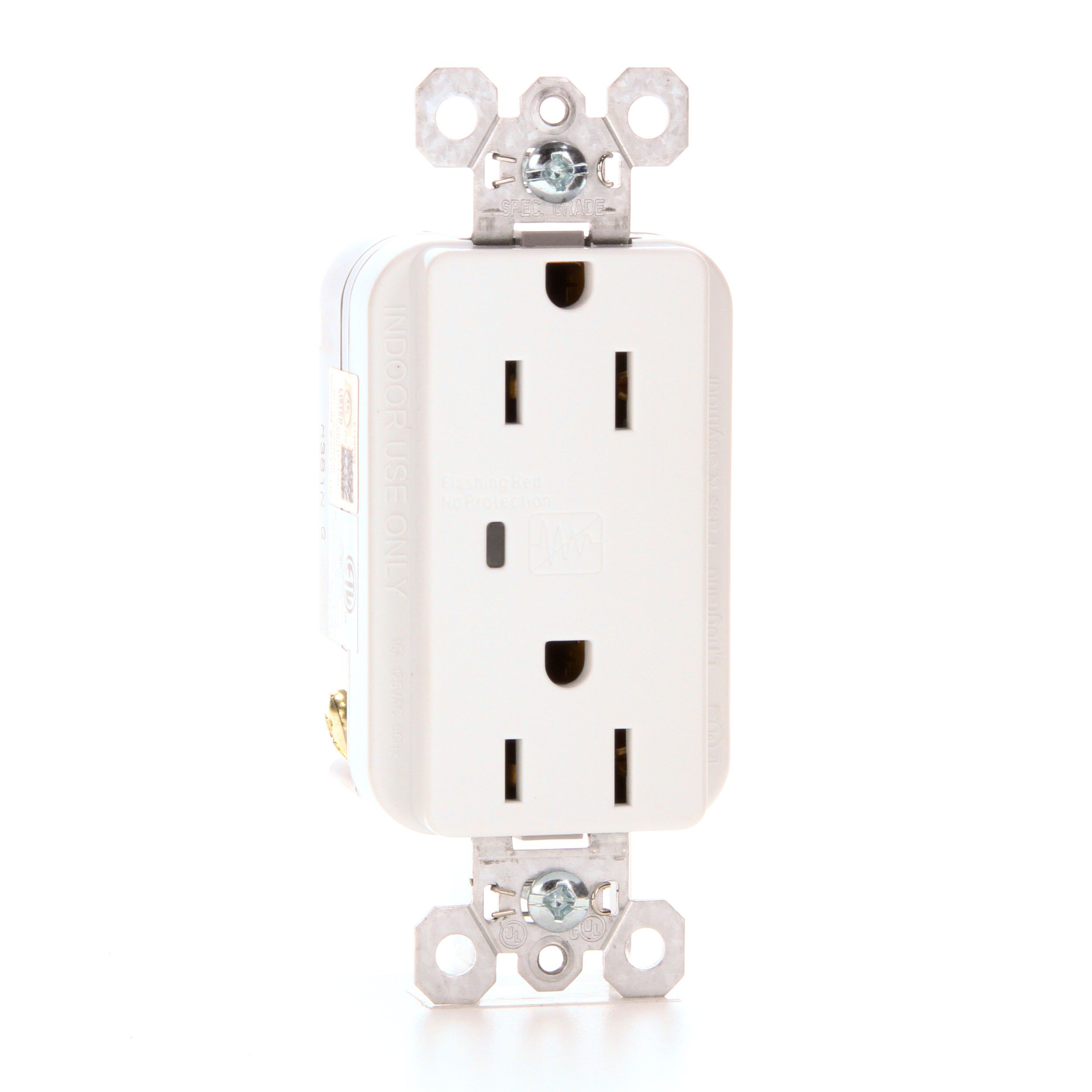 Pass & Seymour  5252WSPCCV6 SURGE protector OUTLET legrand 15 amp white 