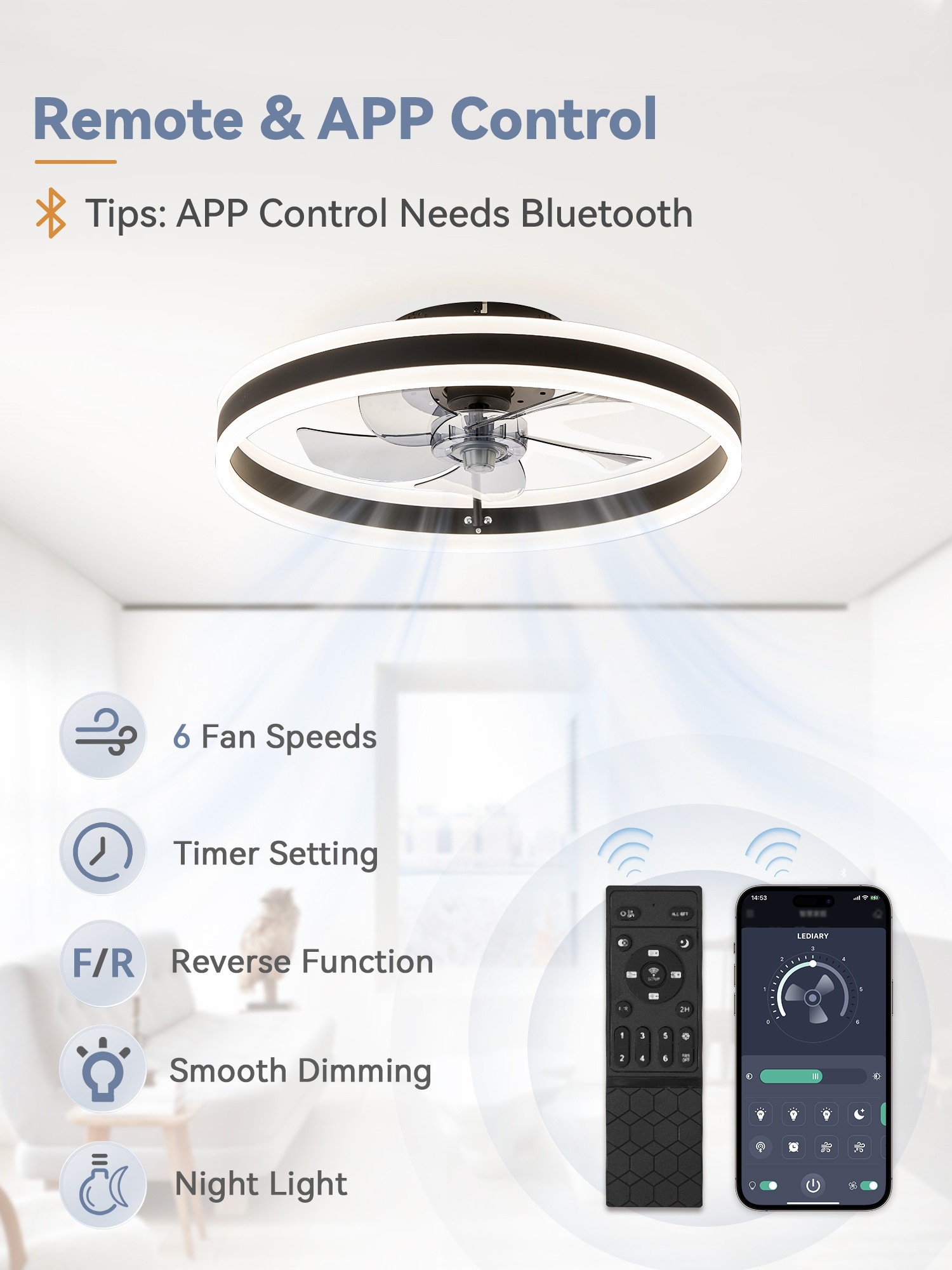 LUE BONA Y23FSD0014-2801LS Ceiling-Fans - View #3
