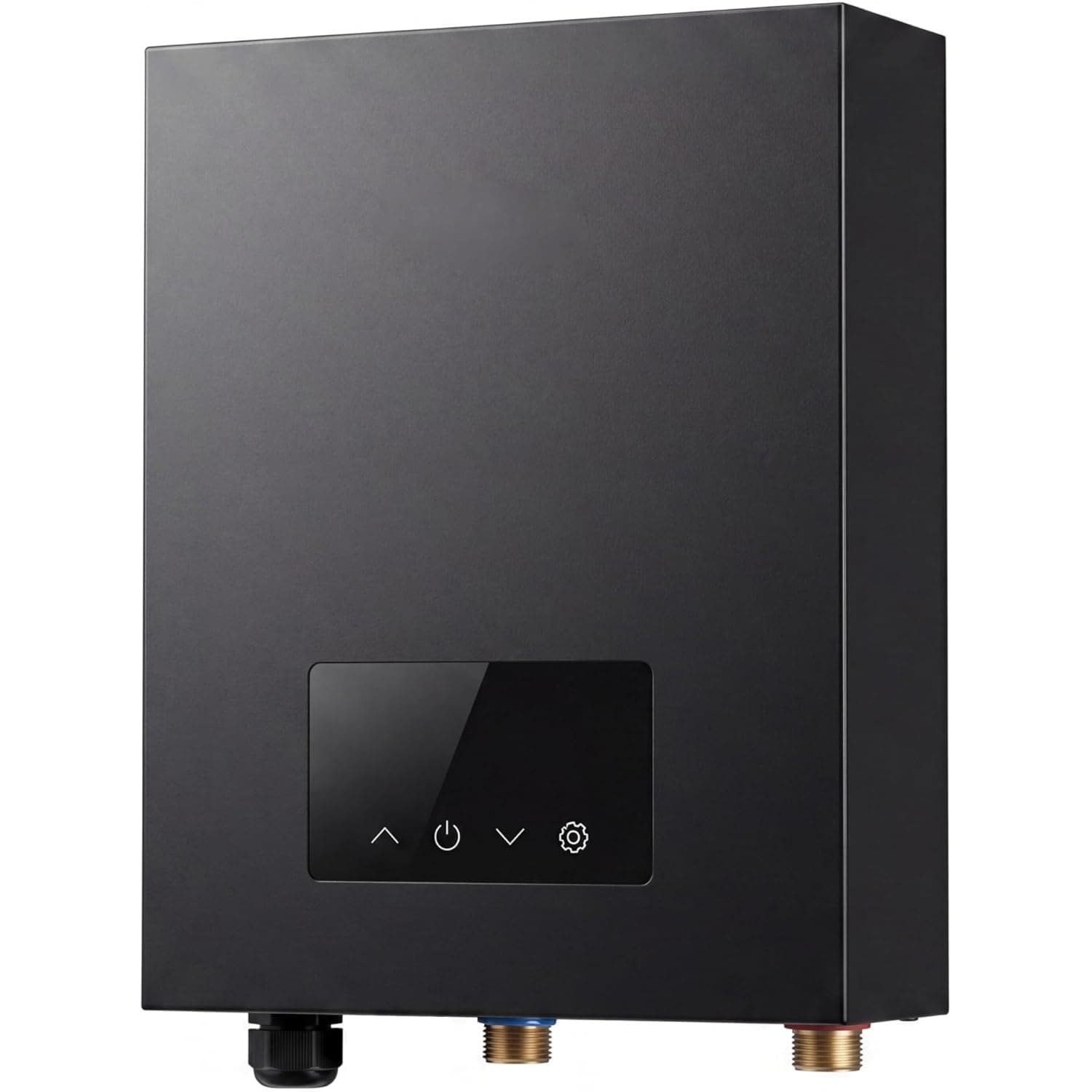 IdealHouse 14KW 240V Tankless Water Heater Electric Instant on-Demand Hot Water Heater with Smart Self-Modulating Technology Compact Design for Point-of-Use Under Sink Shower and Kitchen Gray