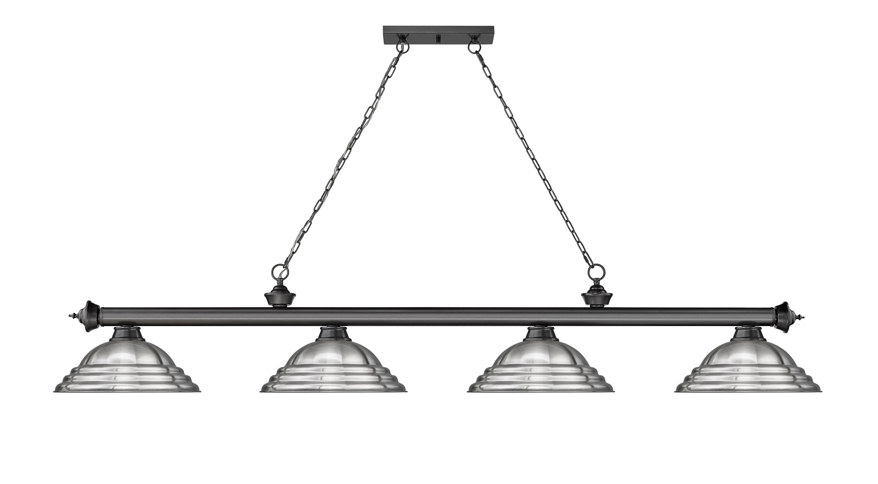 Z-Lite 2306-4BP-SBN Pool-Table-Lighting - View #2