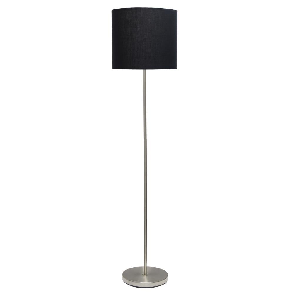 simple black floor lamp