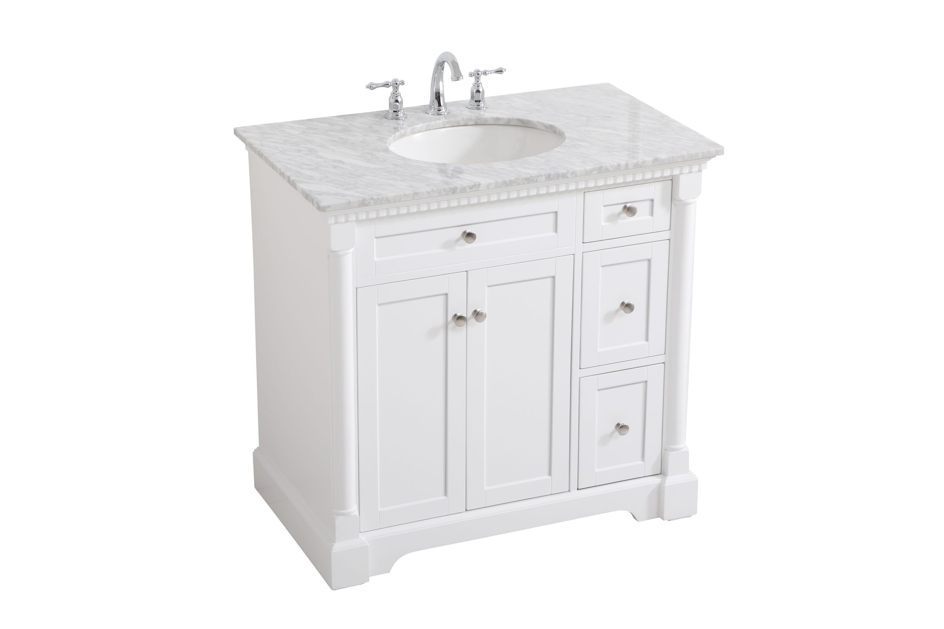 Elegant Decor HF159108WH Bath-Vanity-Combo - View #8