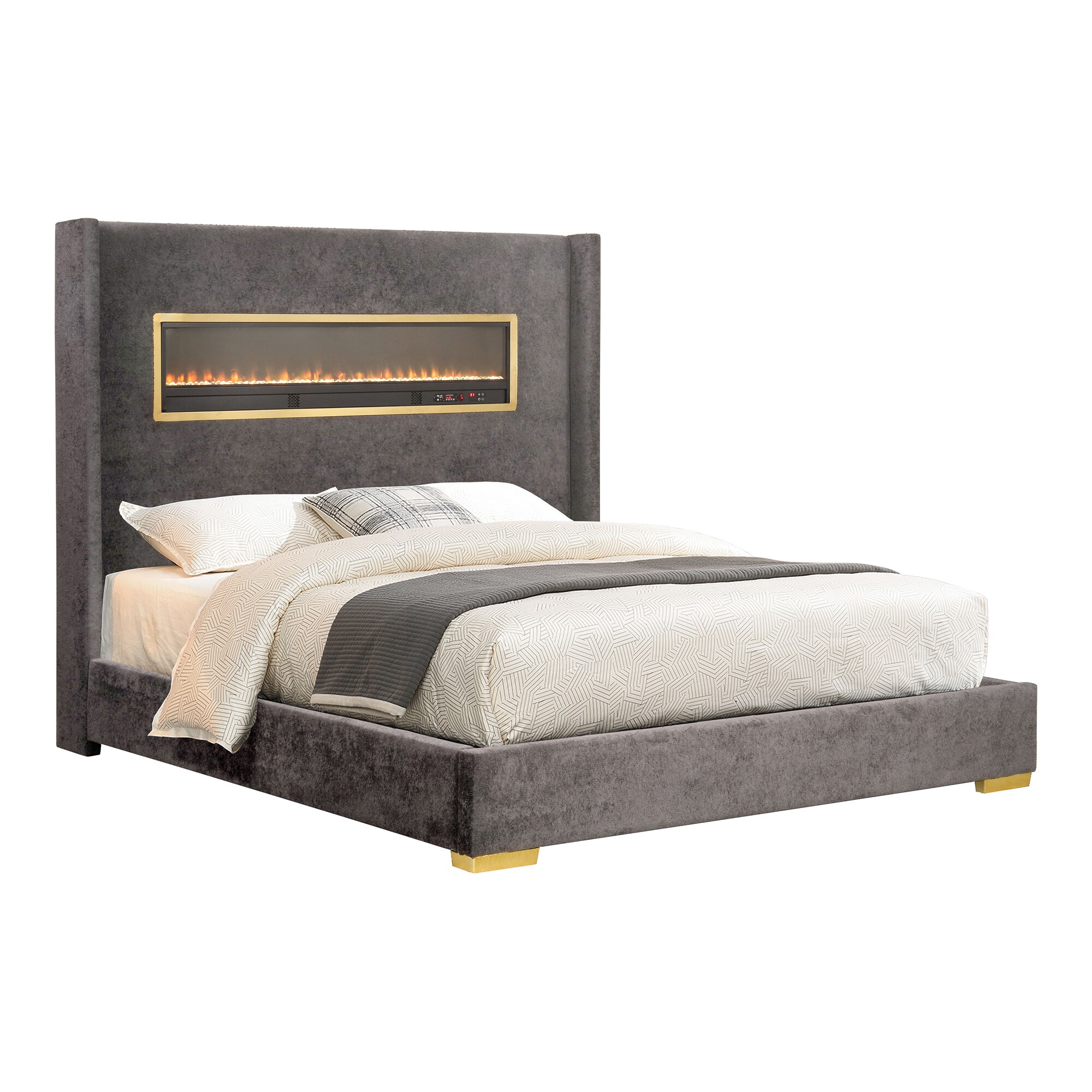 Furniture of America IDF-74003GY-EK beds - View #2