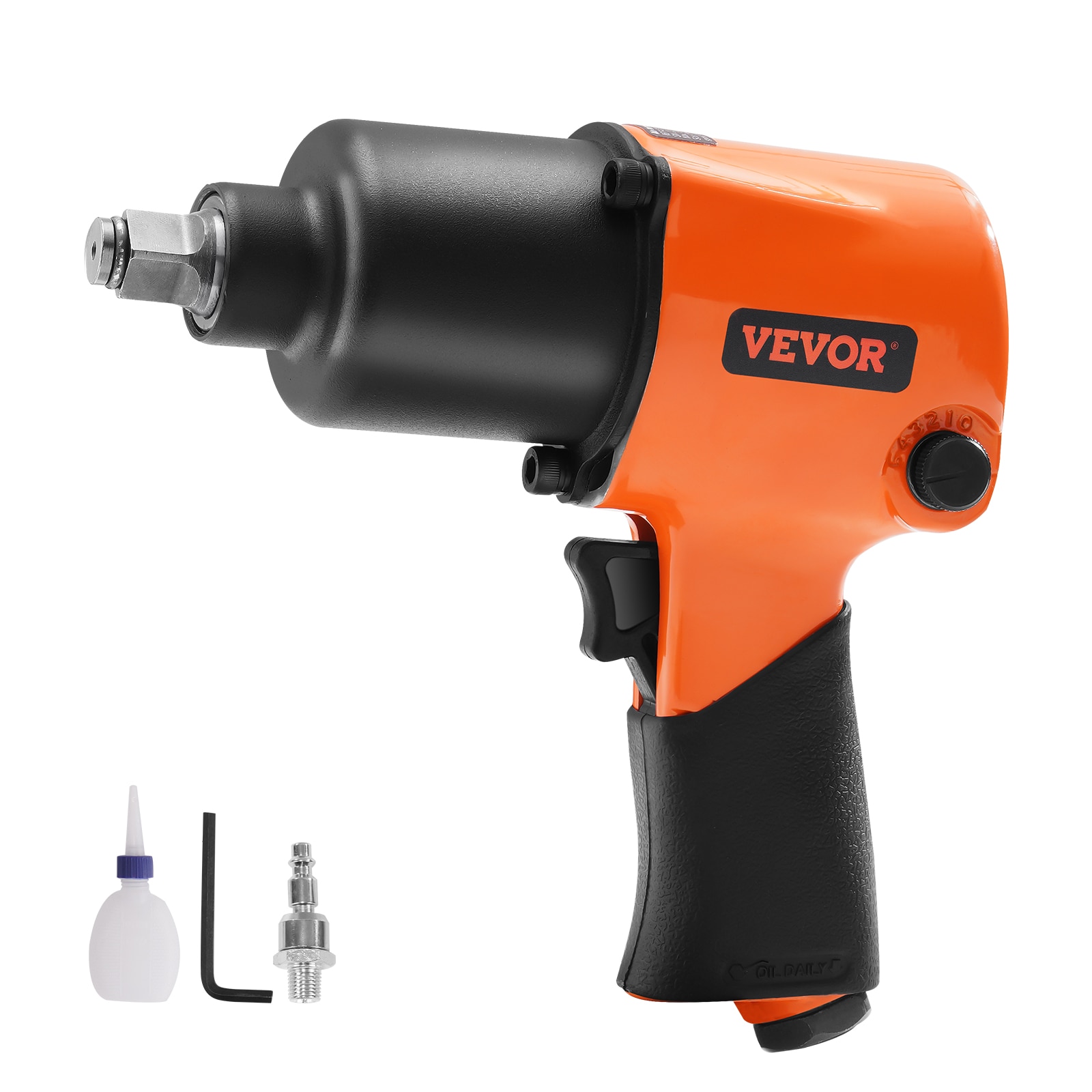 VEVOR KQ660N121000NH9DPV0 0.5-Inches 880-Foot/lbs. Air Impact Wrench