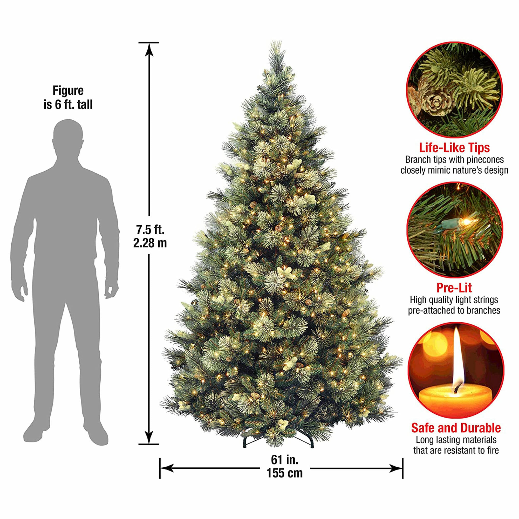 National Tree Company 235564 Artificial-Christmas-Trees - View #4