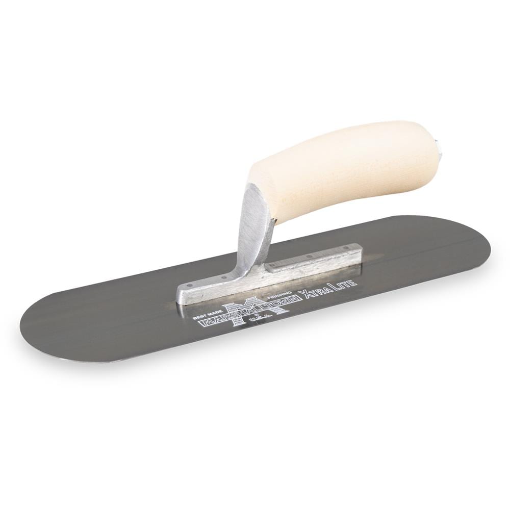 Marshalltown SP12B 12-Inches x 3.5-Inches Blue steel Pool Concrete Trowel
