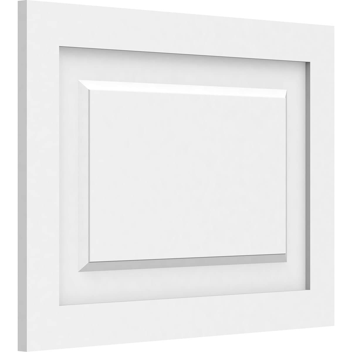 Ekena Millwork WALP22X16X062HAR 22-in x 16-in Smooth Paintable/Stainable White PVC Fretwork Wall Panel (