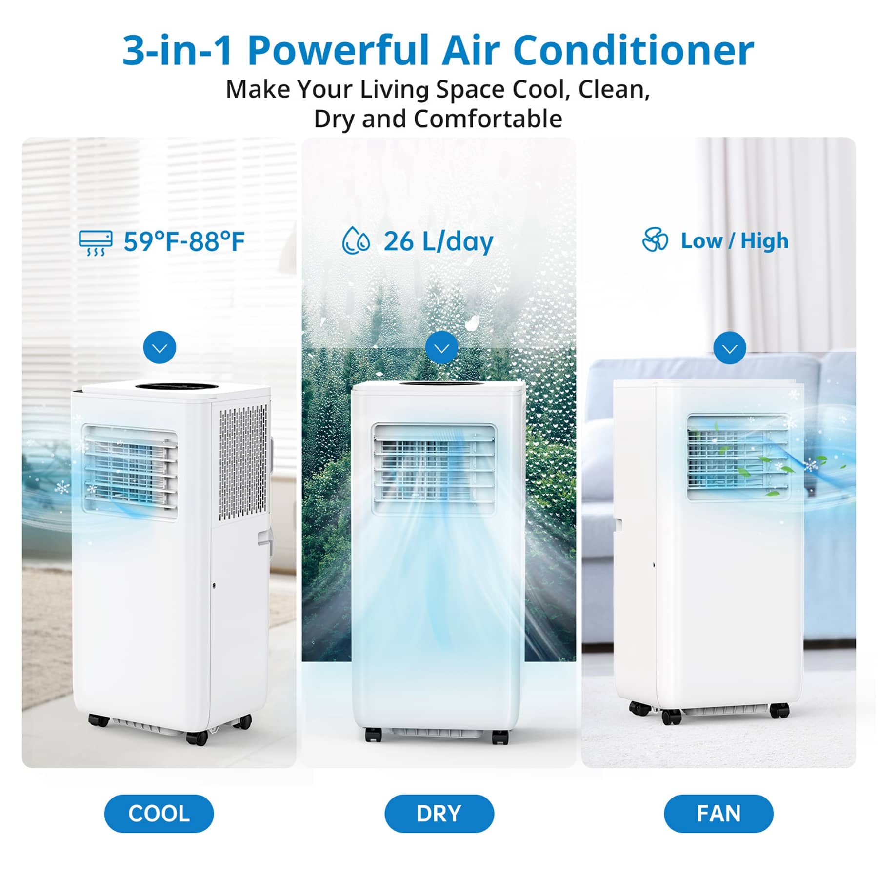 WhizMax LSTY00PHO-10G2TS7T Portable-Air-Conditioners - View #2