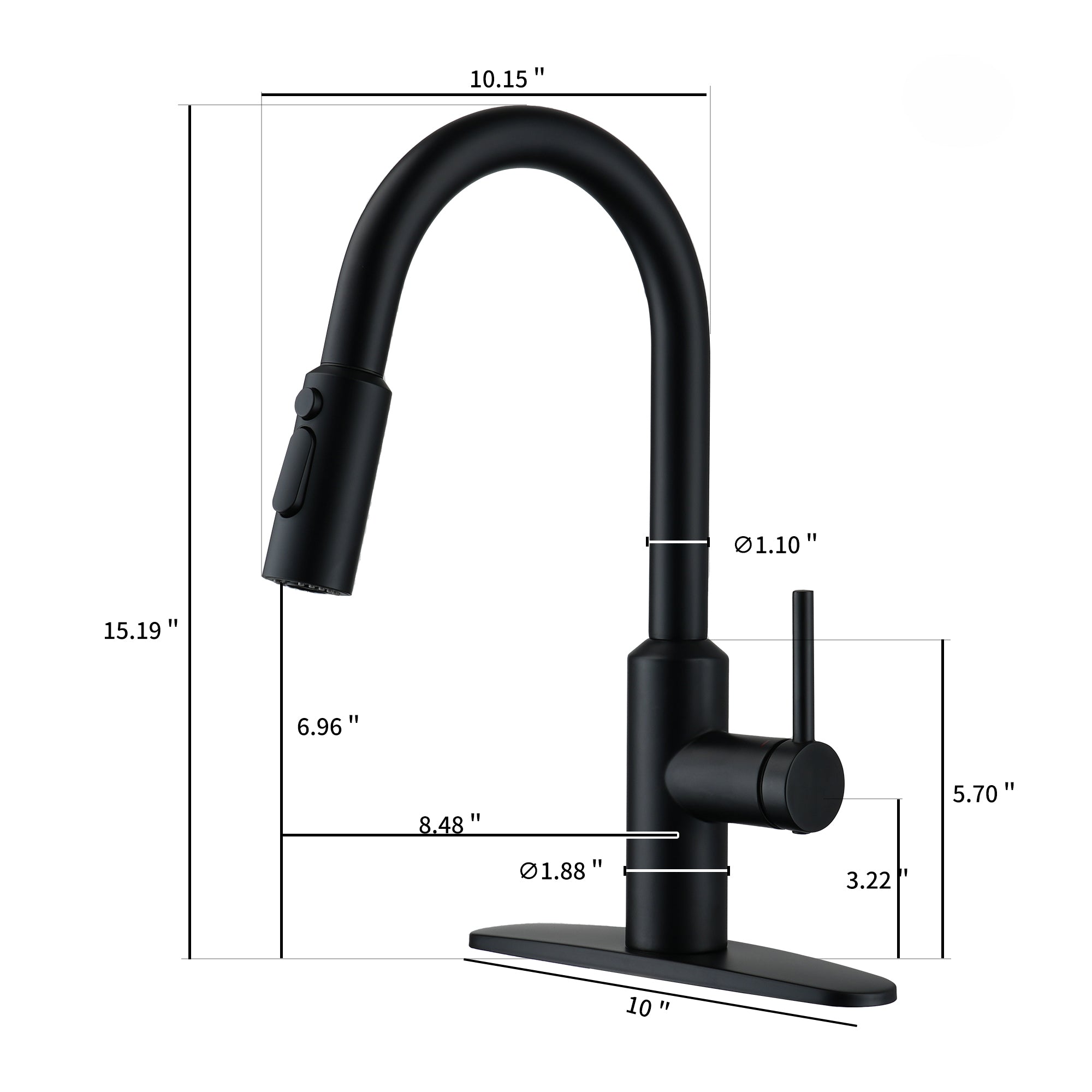 Boyel Living BL-APS244-MB Kitchen-Faucets - View #2
