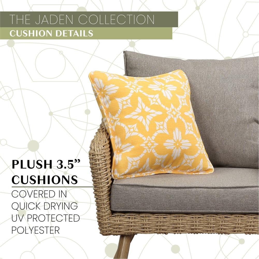 Mod Furniture JADEN4PC-GRY Patio-Conversation-Sets - View #3