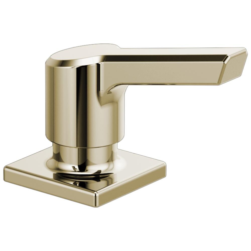 Delta RP91950PN Pivotal Polished Nickel 13-oz. Capacity Deck-mount Soap and Lotion Dispenser