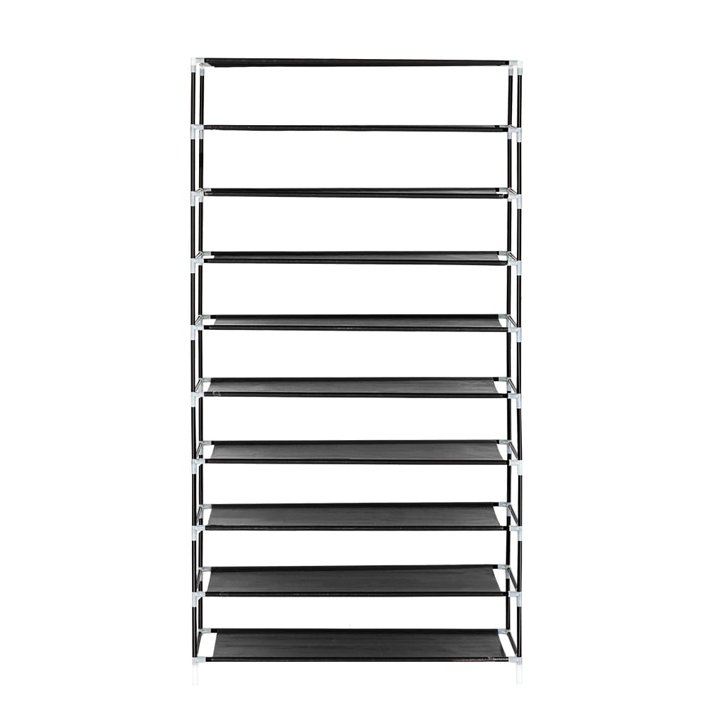 Winado LO113028097 62.99-Inches H 10 Tier 30 pair Black Fabric Shoe organizer
