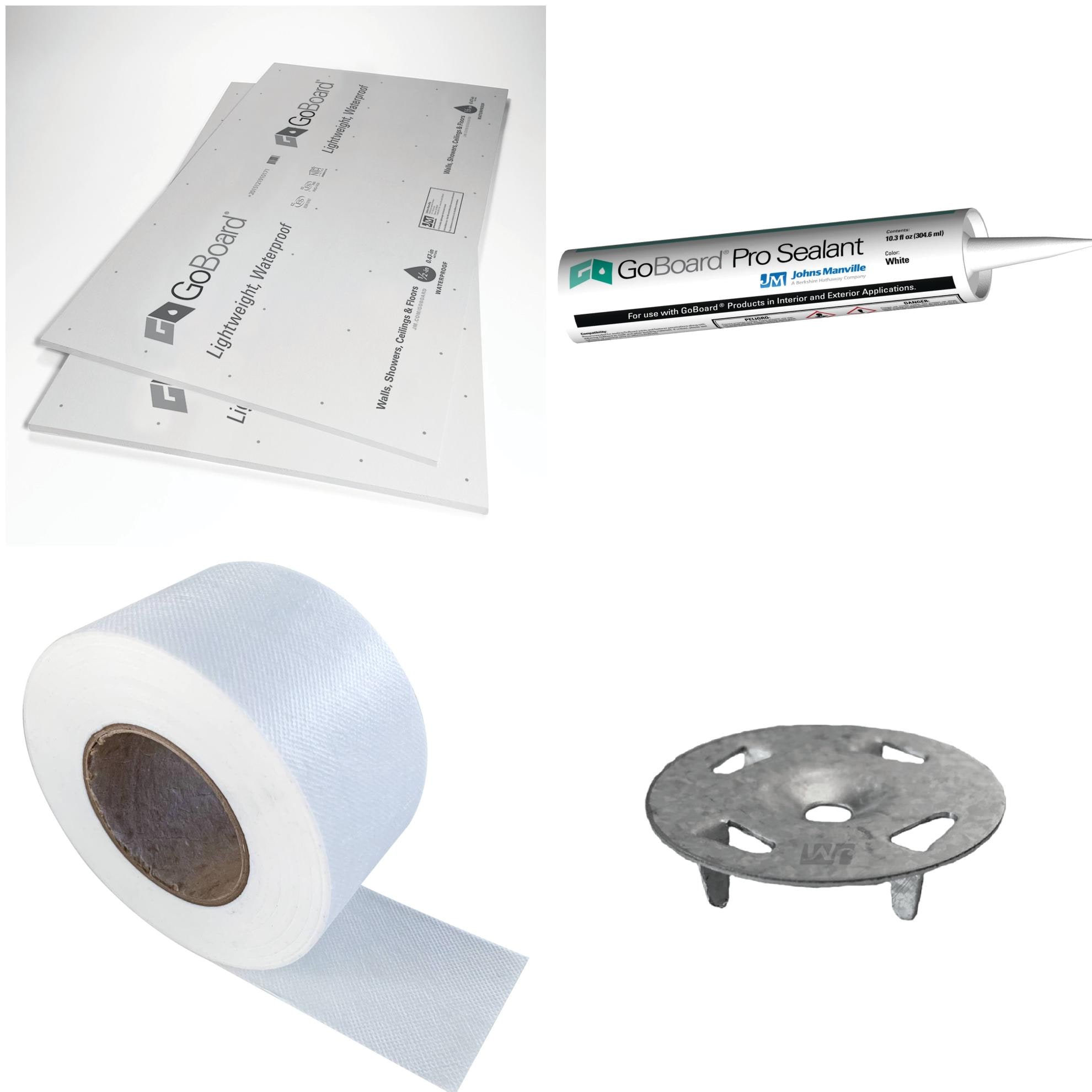 Johns Manville  GoBoard 3-ft x 5-ft x 1/4-in Kit