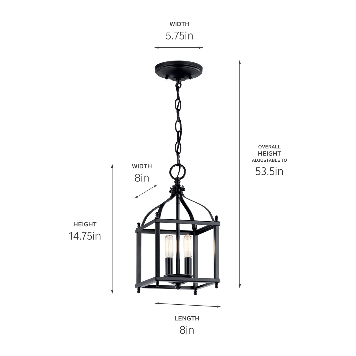 Kichler 42565BK Pendant-Lights - View #4