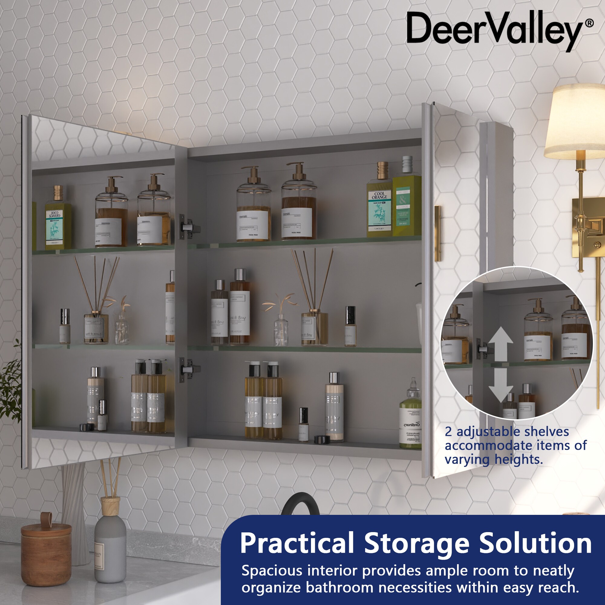 DeerValley DV-1MC0148 Bathroom-Medicine-Cabinets - View #5