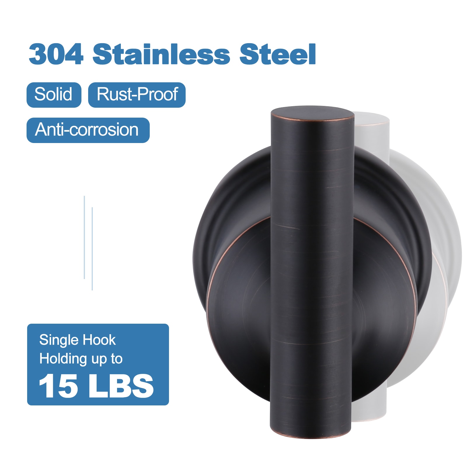 WOWOW 4030601RBX2-LW Robe-Hooks - View #4