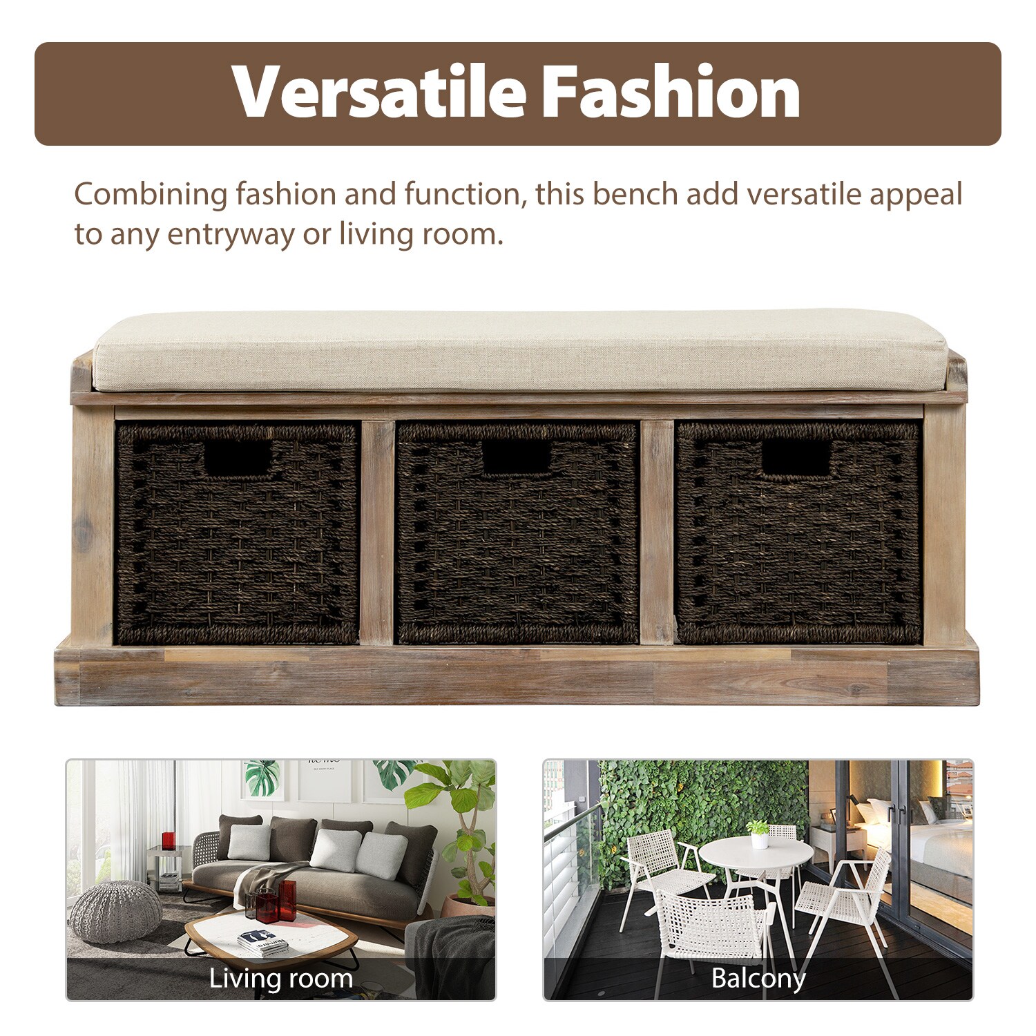 ModernLuxe WF193443AAN bench - View #4